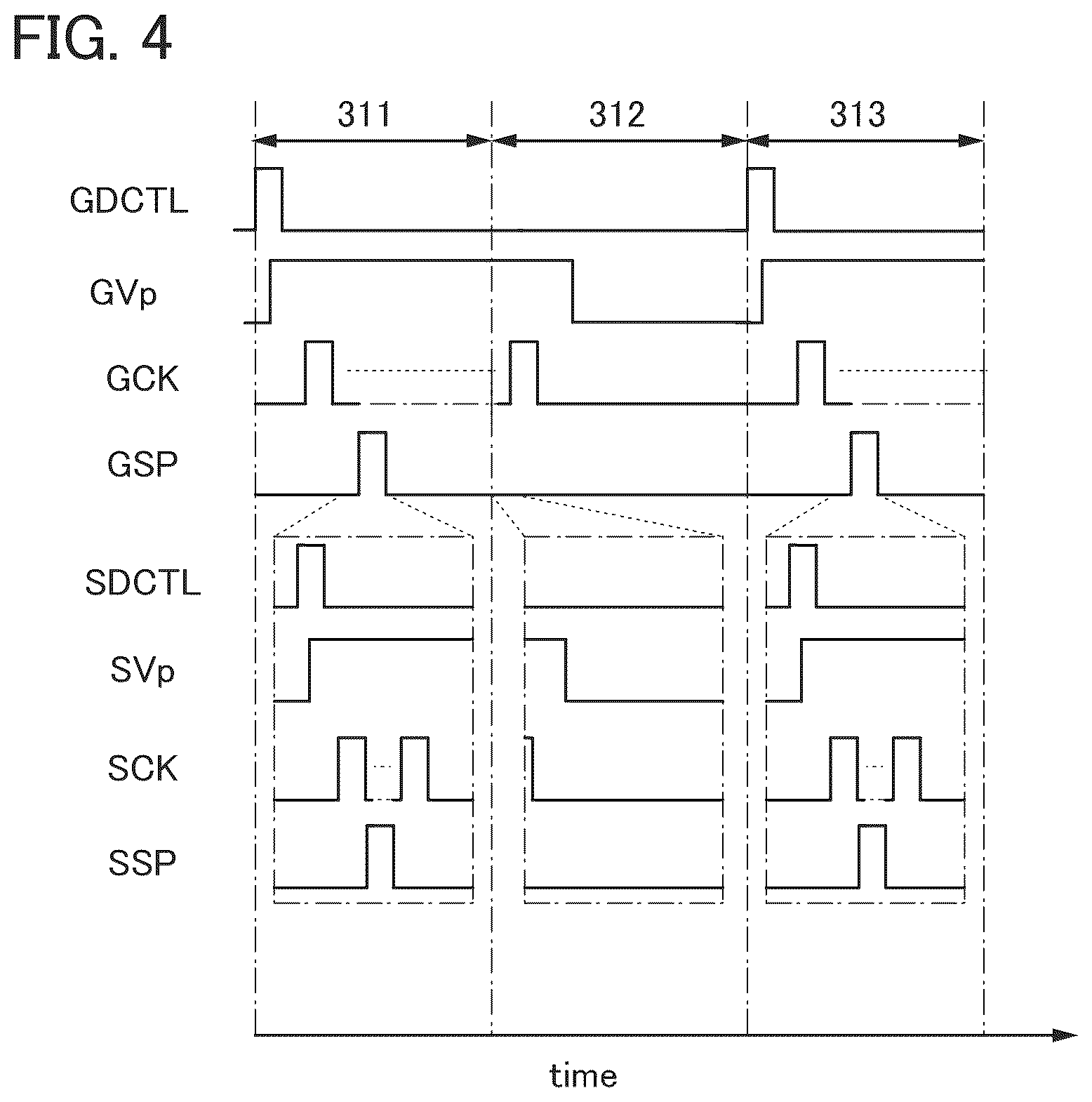 Patent US12613590 Figure 4 – Semiconductor display device and driving method the same