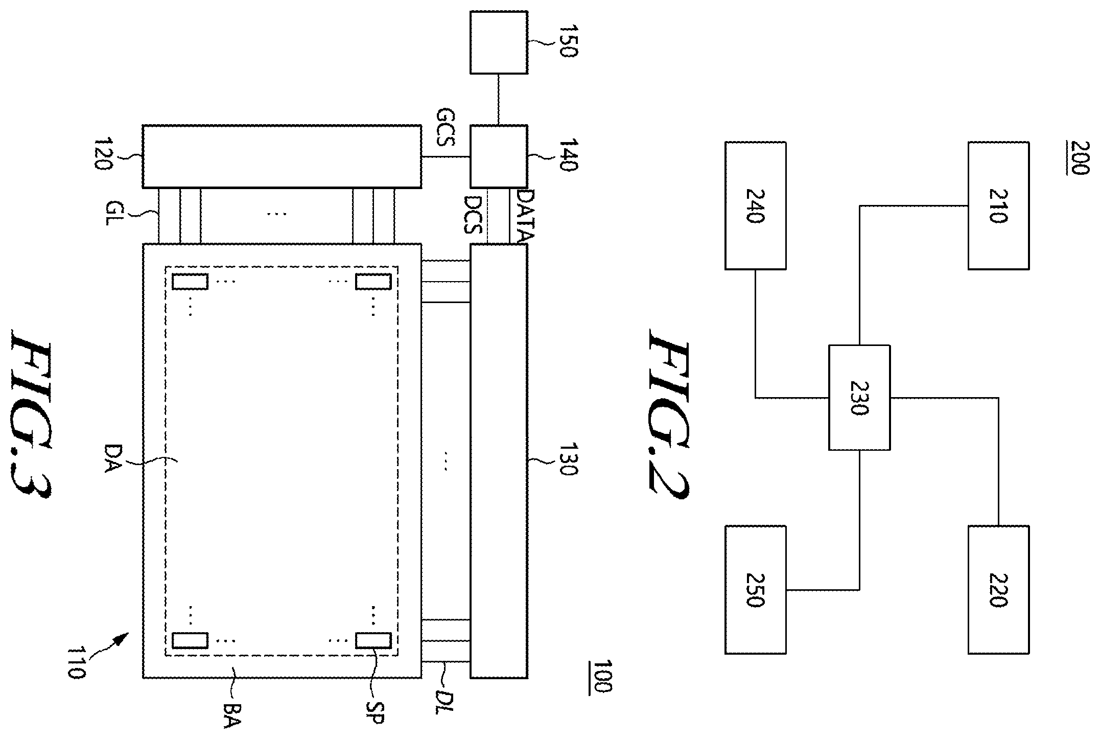 Patent US12613591 Figure 2 – Touch display device and touch driving method
