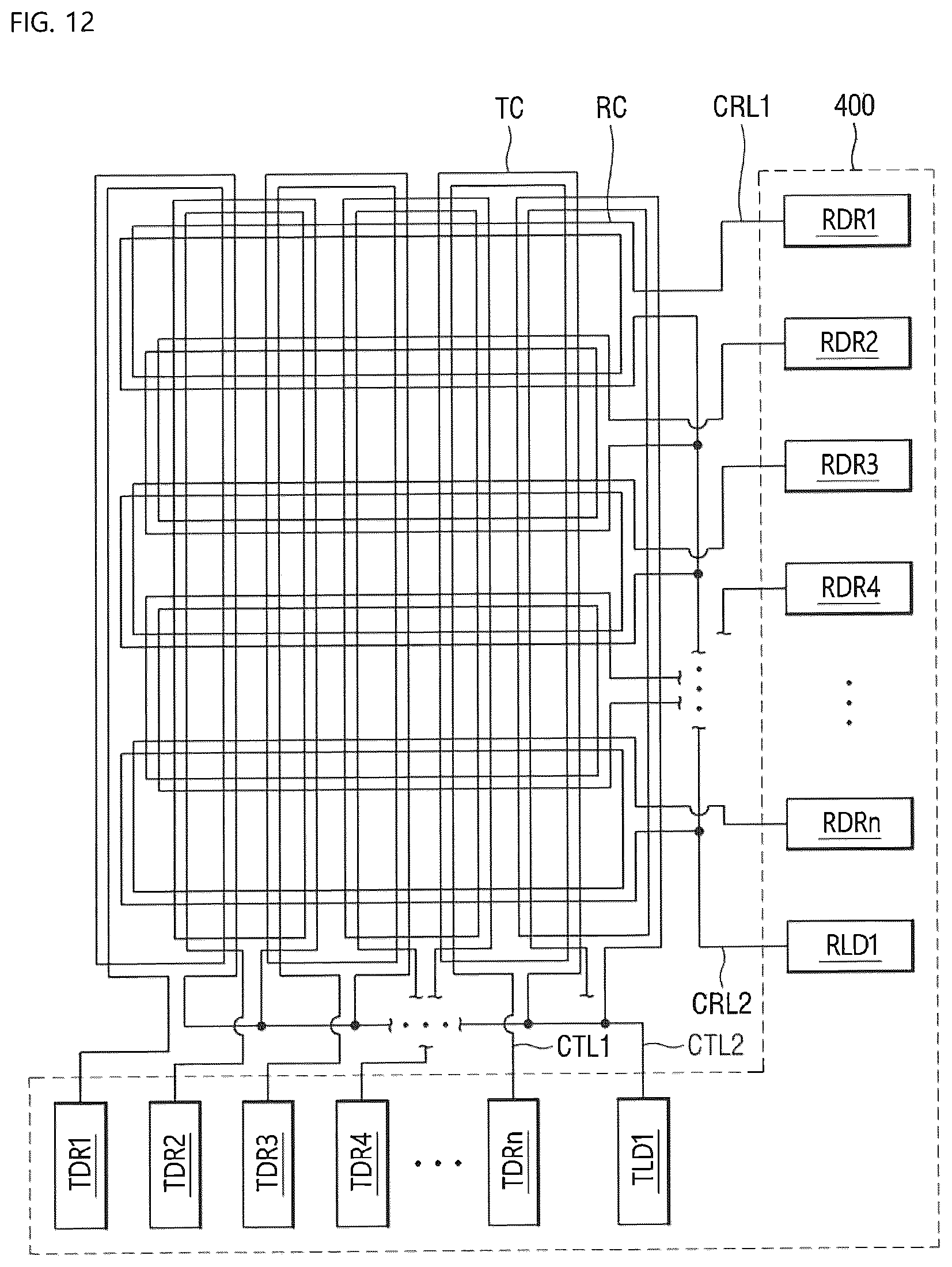 Patent US12613593 Figure 11 – Display device and a touch sensing system including the same