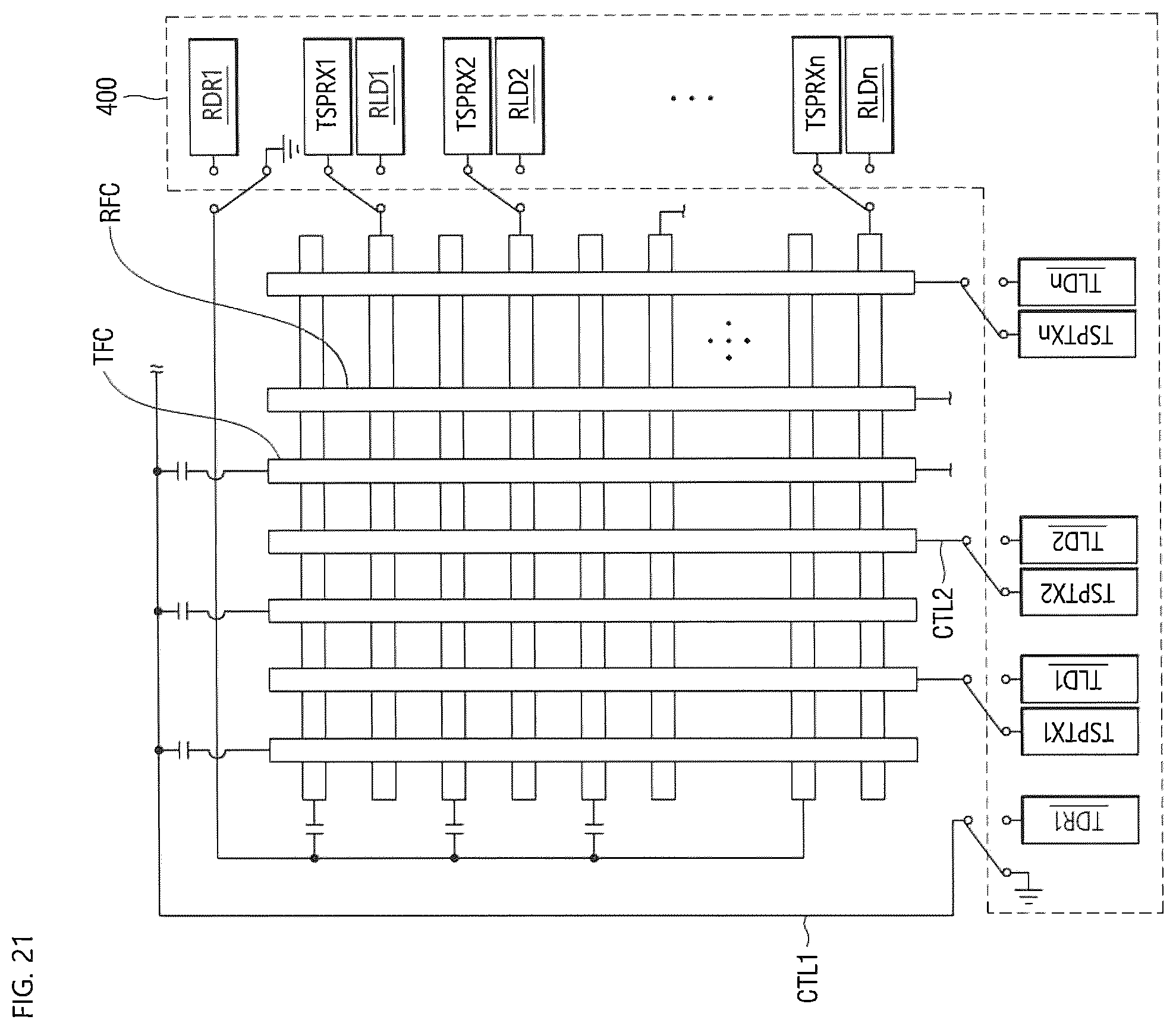 Patent US12613593 Figure 20 – Display device and a touch sensing system including the same