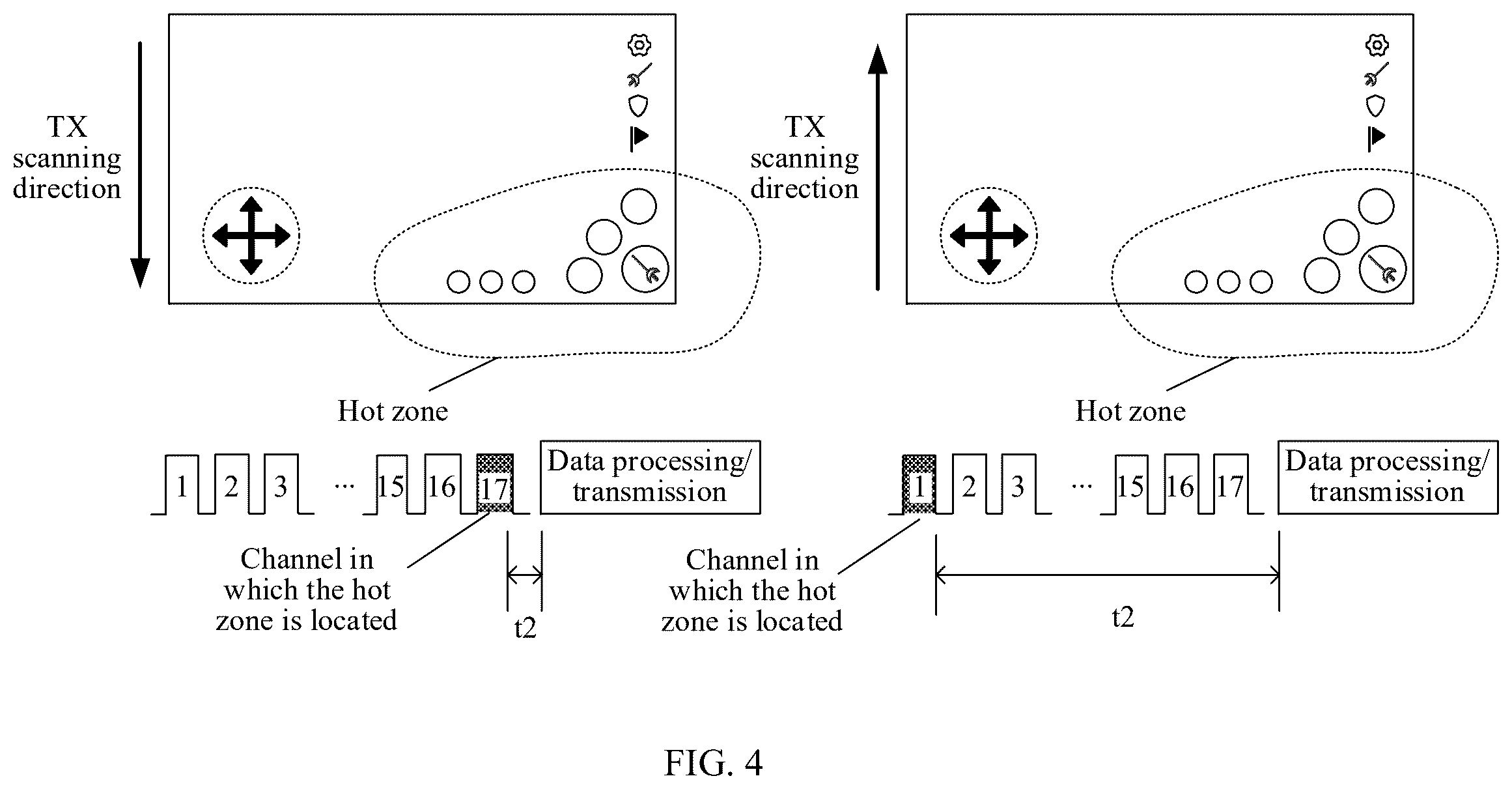 Patent US12613595 Figure 3 – Touch scanning method, touch screen, and electronic device
