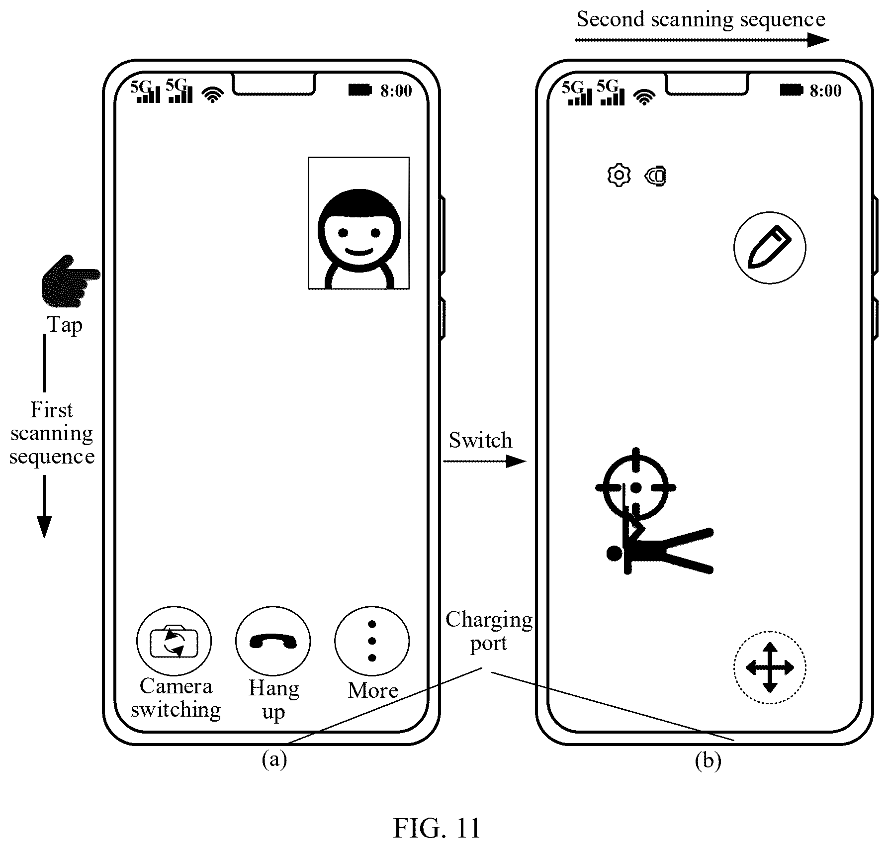 Patent US12613595 Figure 10 – Touch scanning method, touch screen, and electronic device
