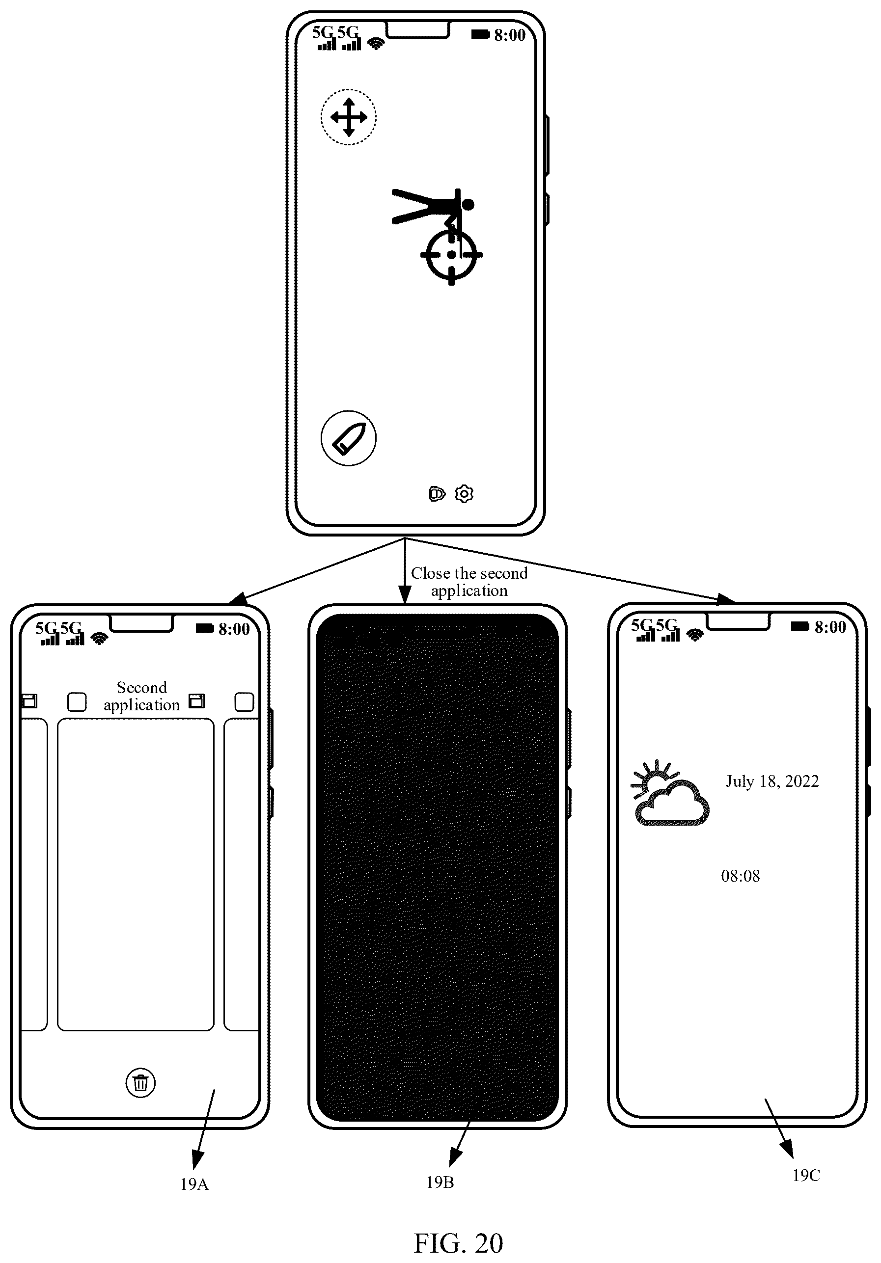Patent US12613595 Figure 19 – Touch scanning method, touch screen, and electronic device