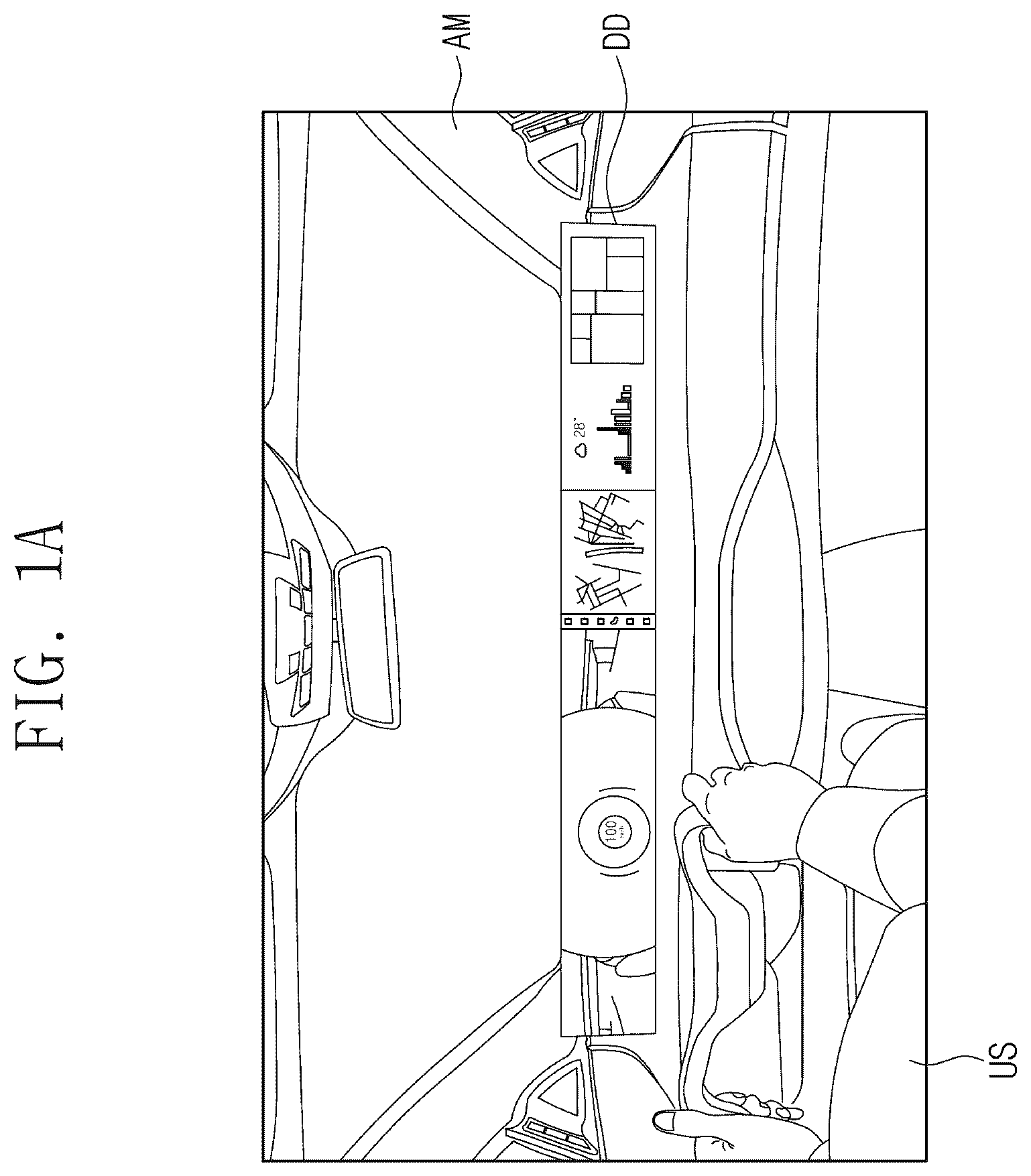 Patent US12613596 Figure 1 – Display device