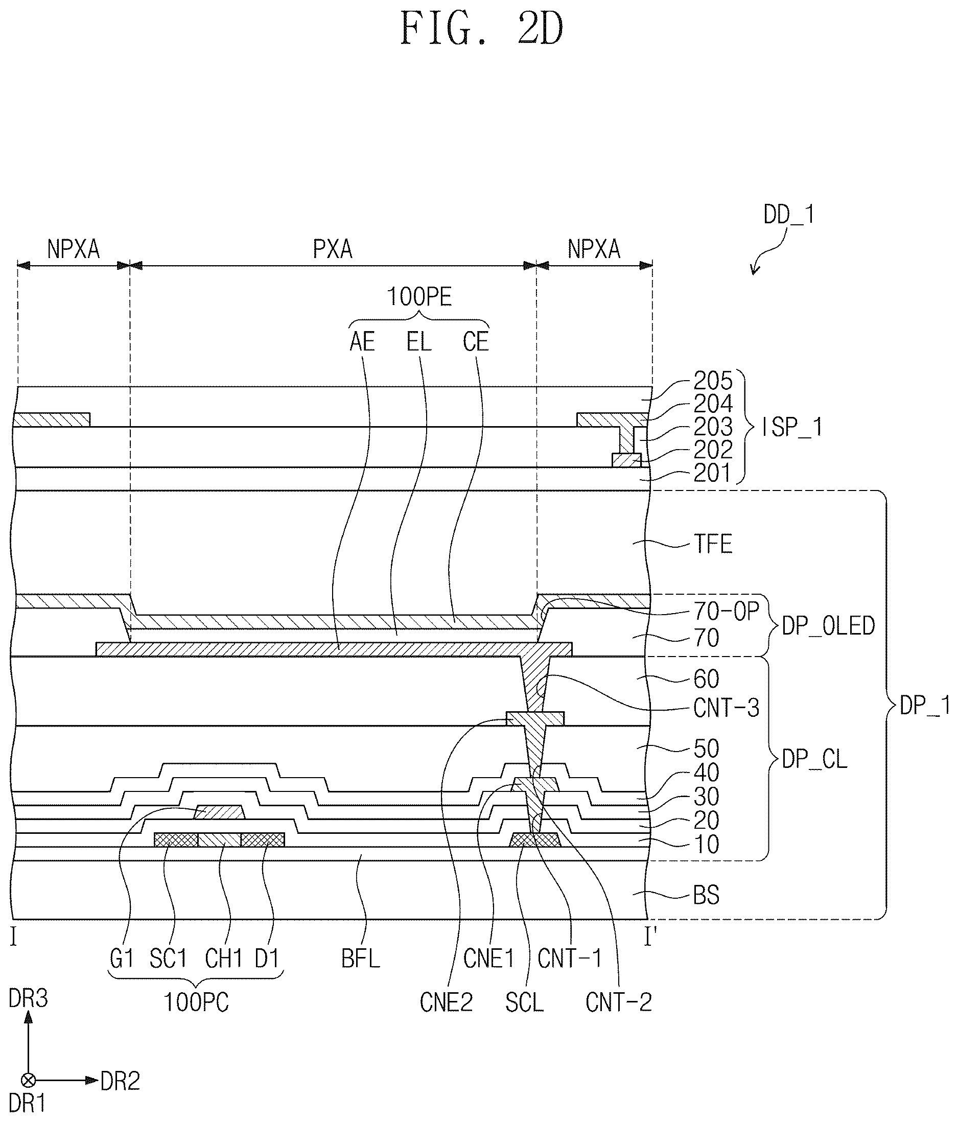 Patent US12613596 Figure 5 – Display device