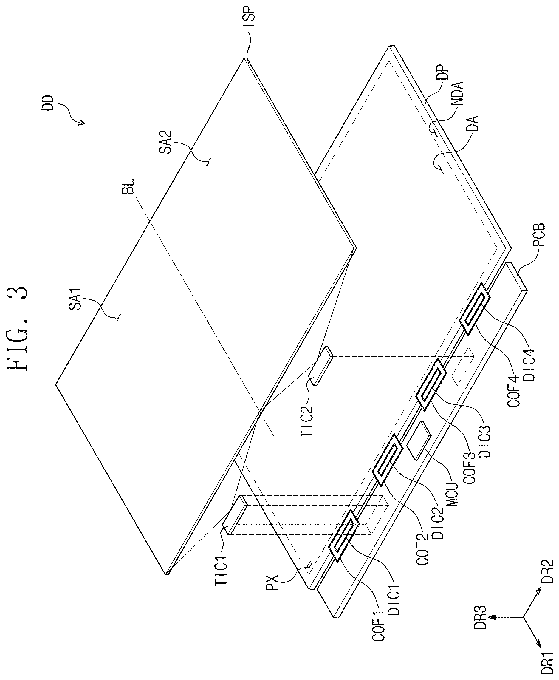 Patent US12613596 Figure 6 – Display device