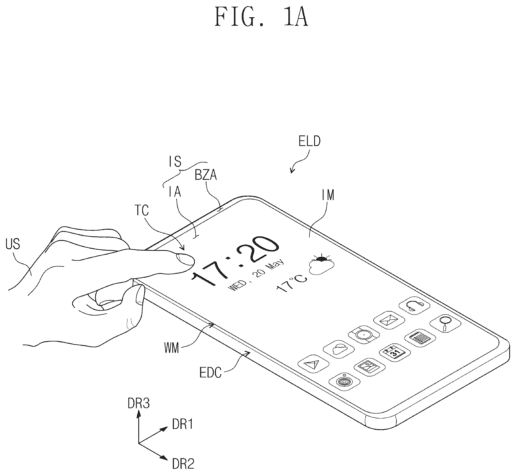 Patent US12613602 — Display device — Figure 1