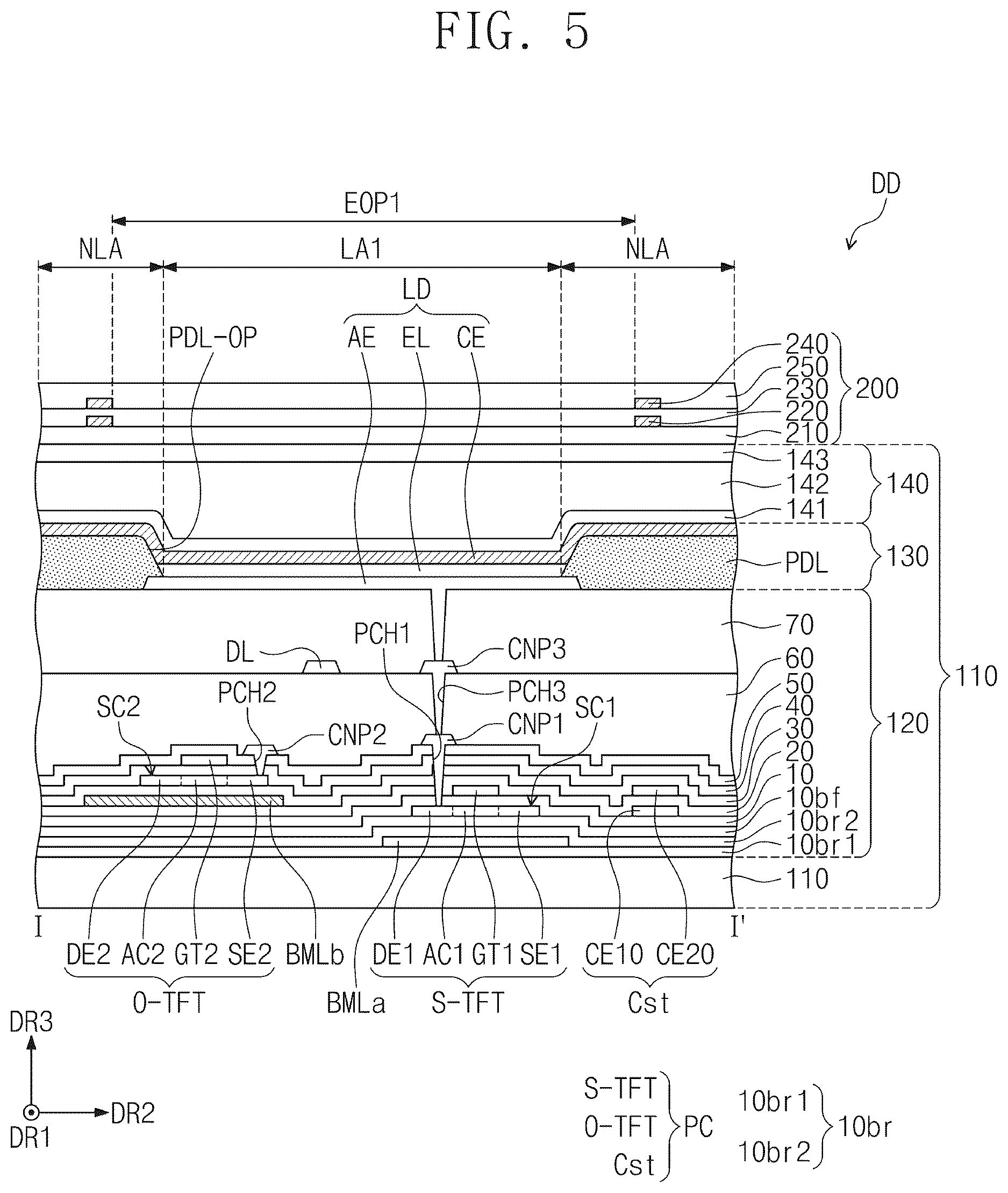 Patent US12613603 Figure 6 – Display device