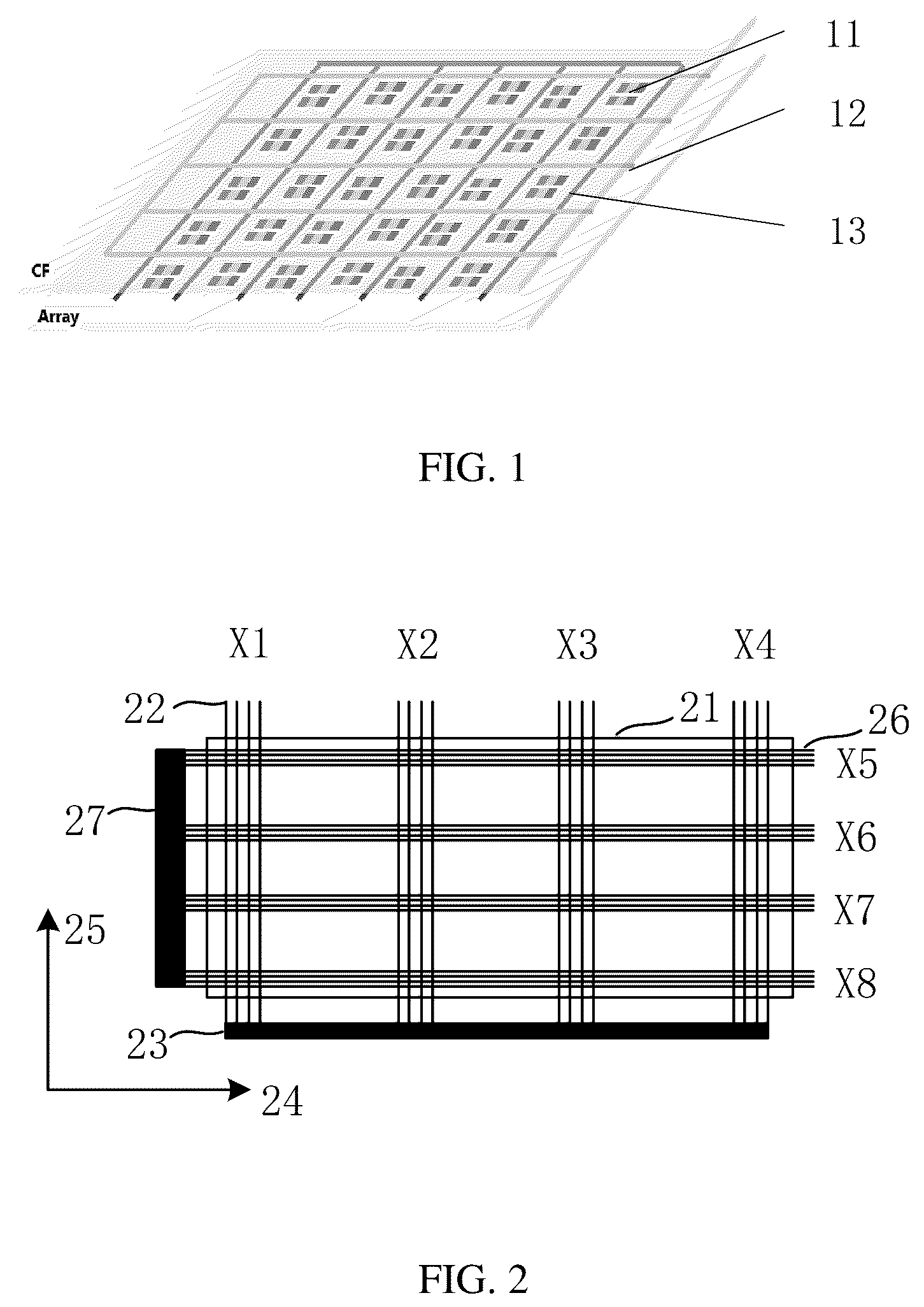 Patent US12613604 Figure 1 – Display panel and terminal device including pixel unit array and touch electromagnetic antenna group