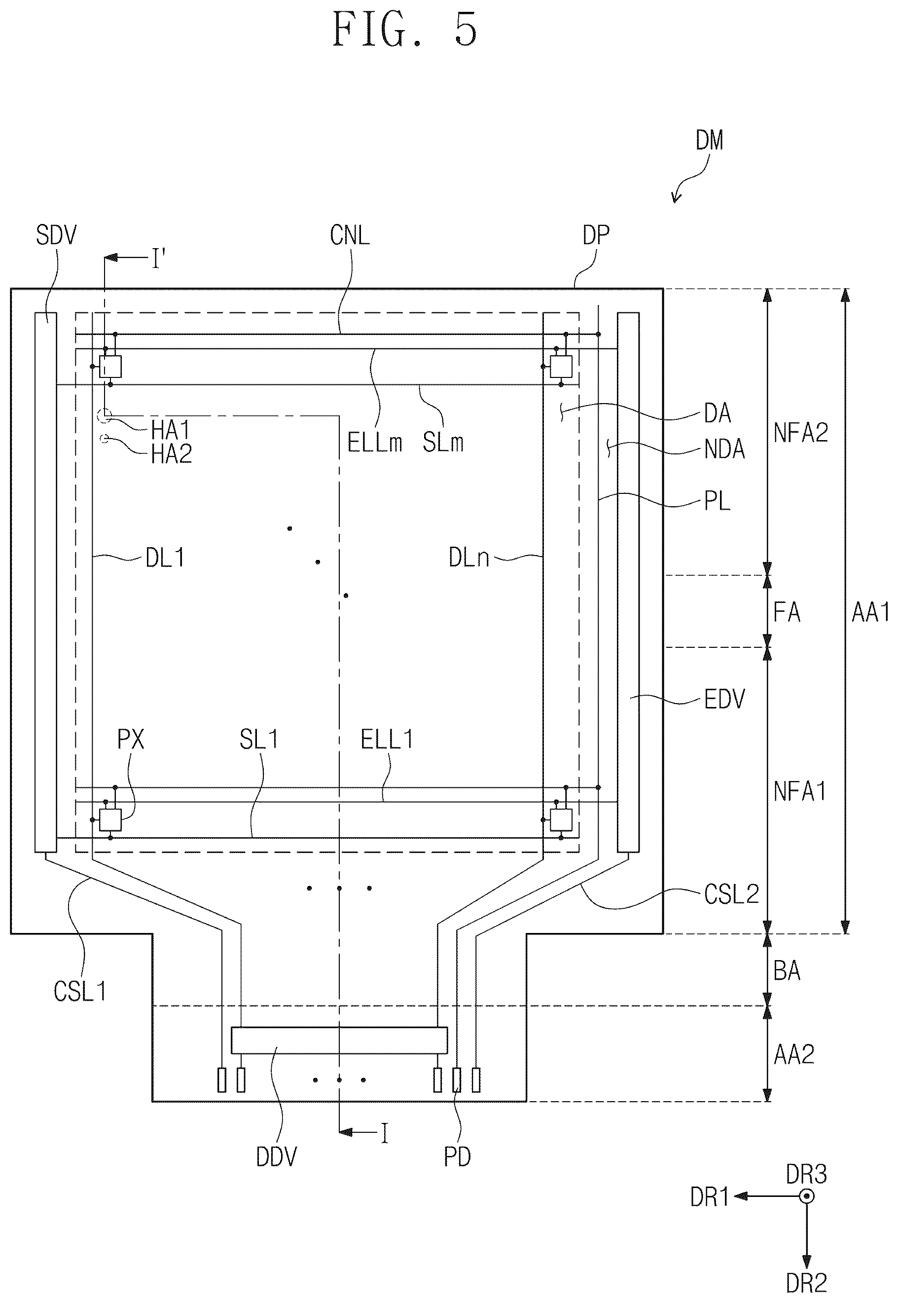 Patent US12613605 Figure 4 – Display device including digitizer with sensing coils