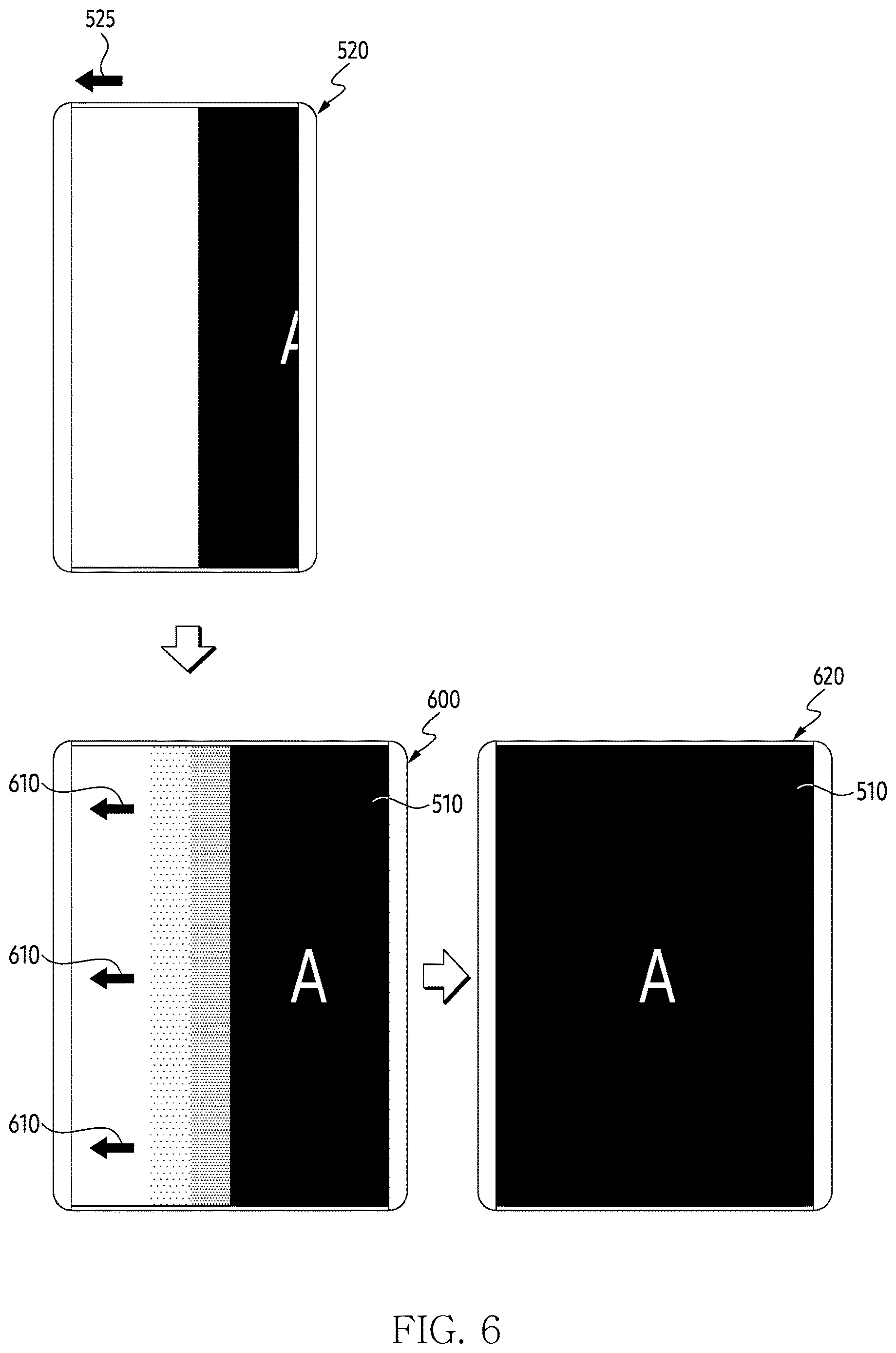 Patent US12613606 Figure 8 – Electronic device for adaptively changing representation of image according to change in display area of rollable display