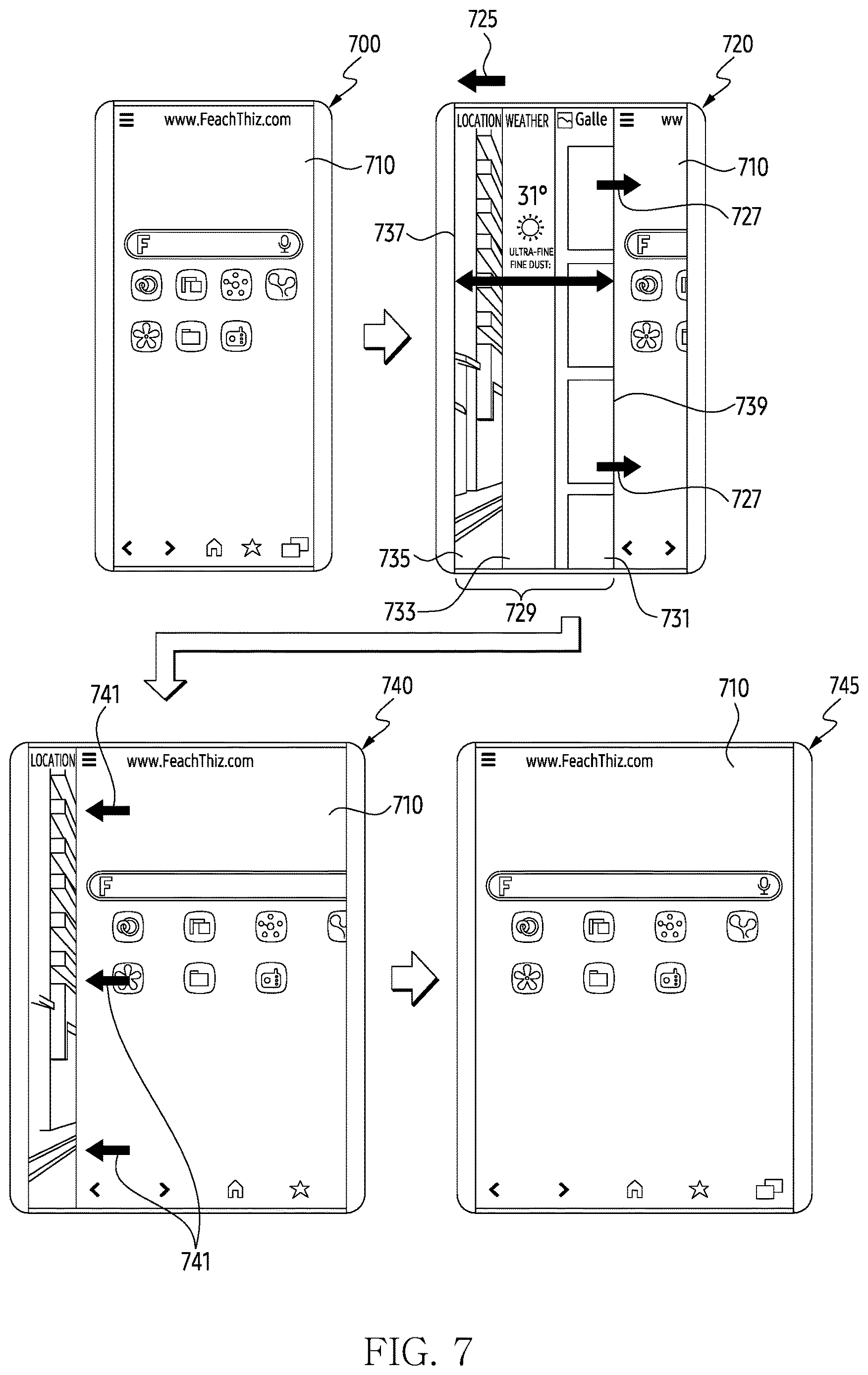 Patent US12613606 Figure 9 – Electronic device for adaptively changing representation of image according to change in display area of rollable display