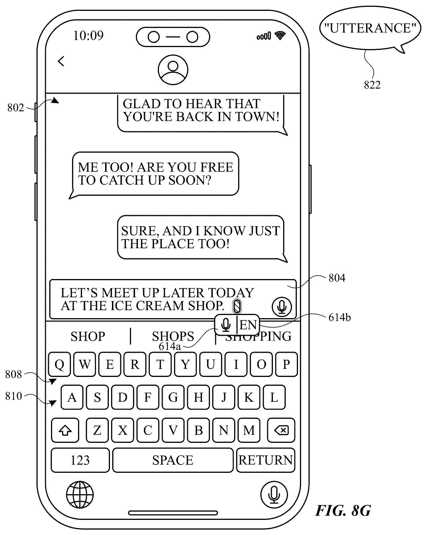 Patent US12613608 Figure 19 – User interfaces for managing input modes