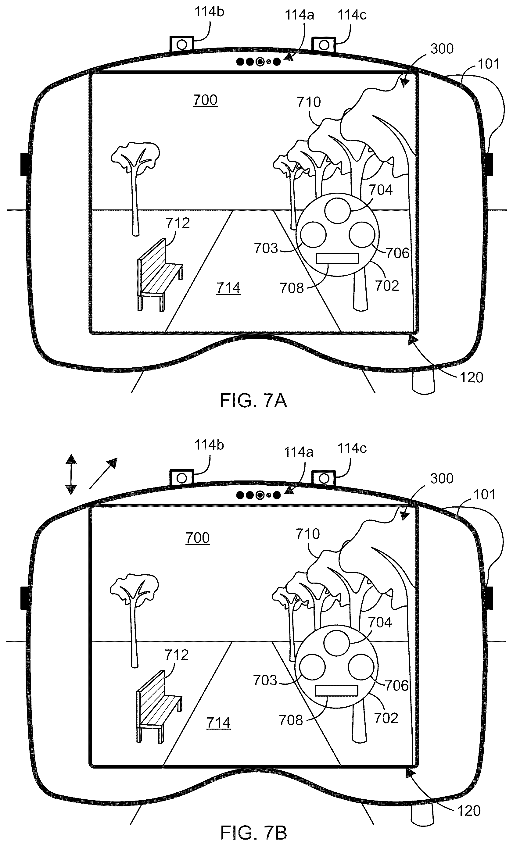 Patent US12613609 Figure 8 – Systems and methods of motion-based user interfaces