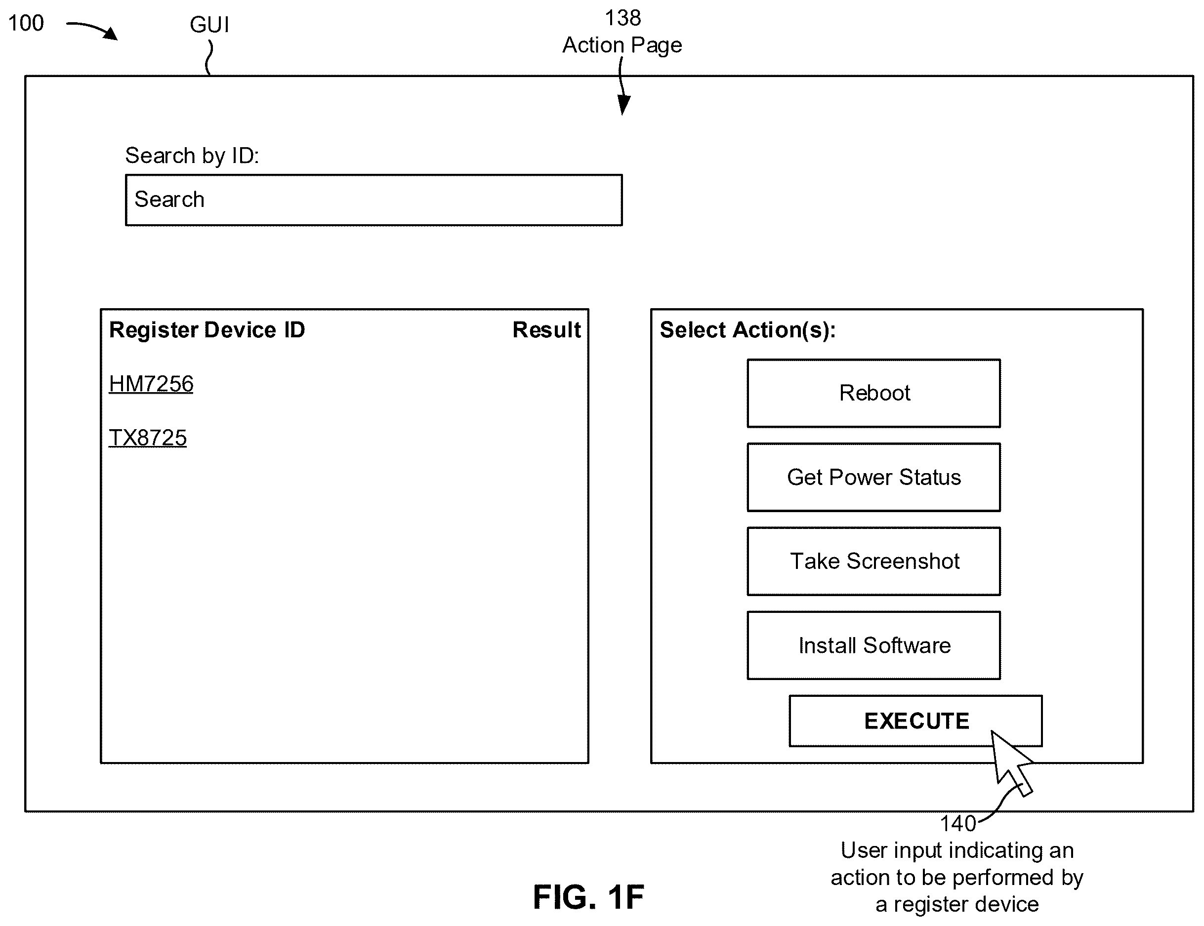 Patent US12613610 Figure 6 – Graphical user interface for centralized register device management and monitoring