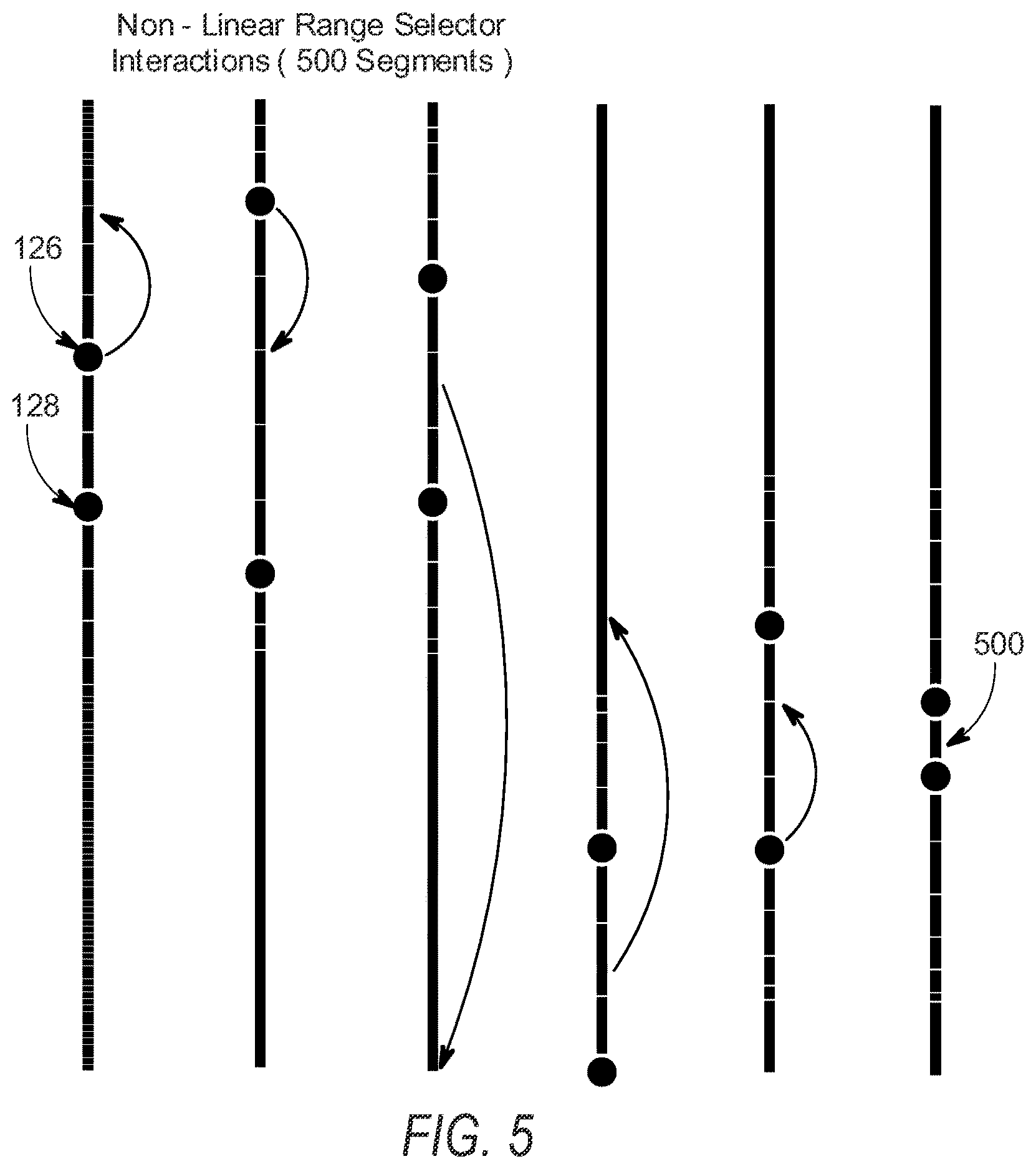Patent US12613611 Figure 8 – Linear and non-linear range-based plot pane selection