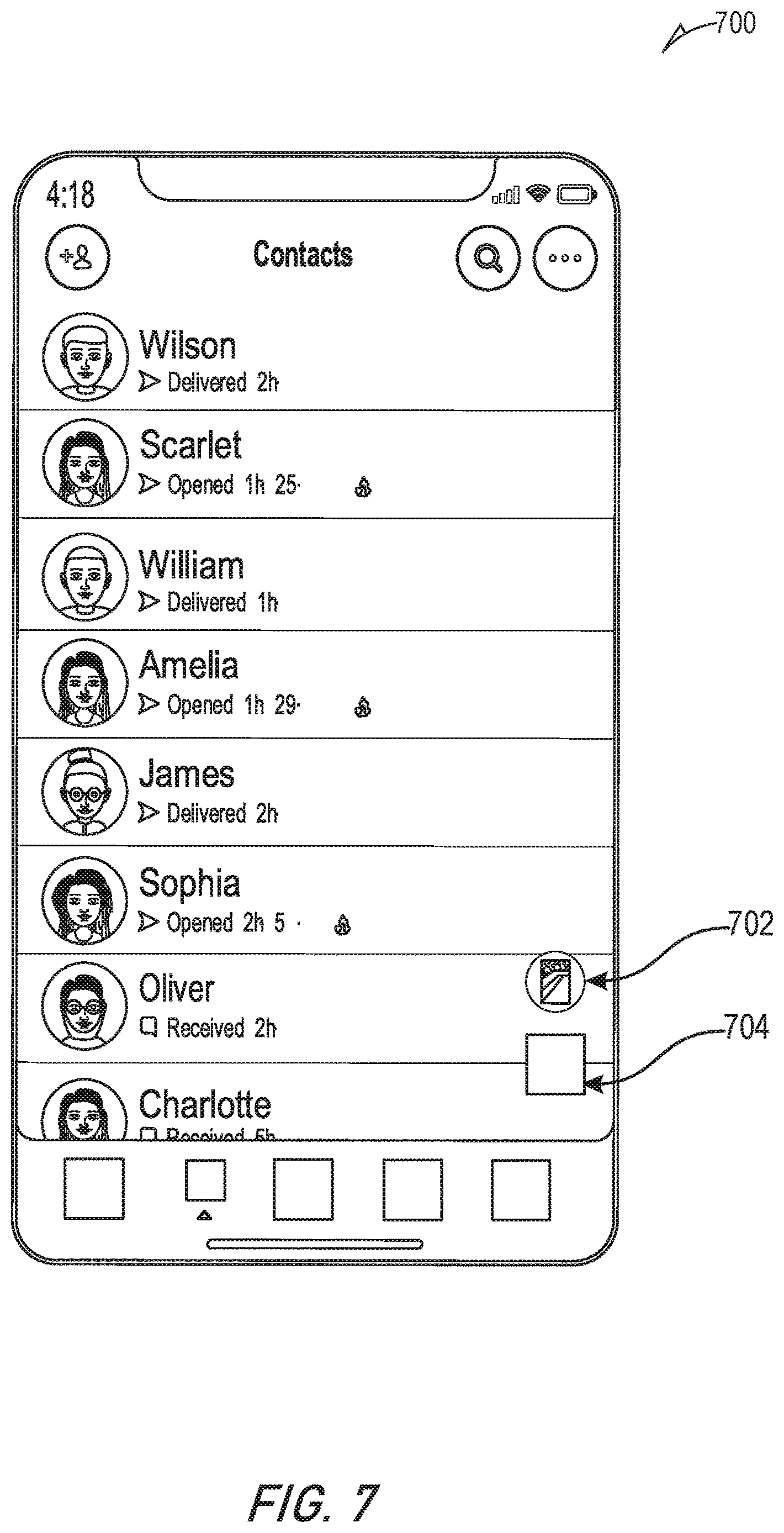 Patent US12613612 Figure 7 – Media content detection and management