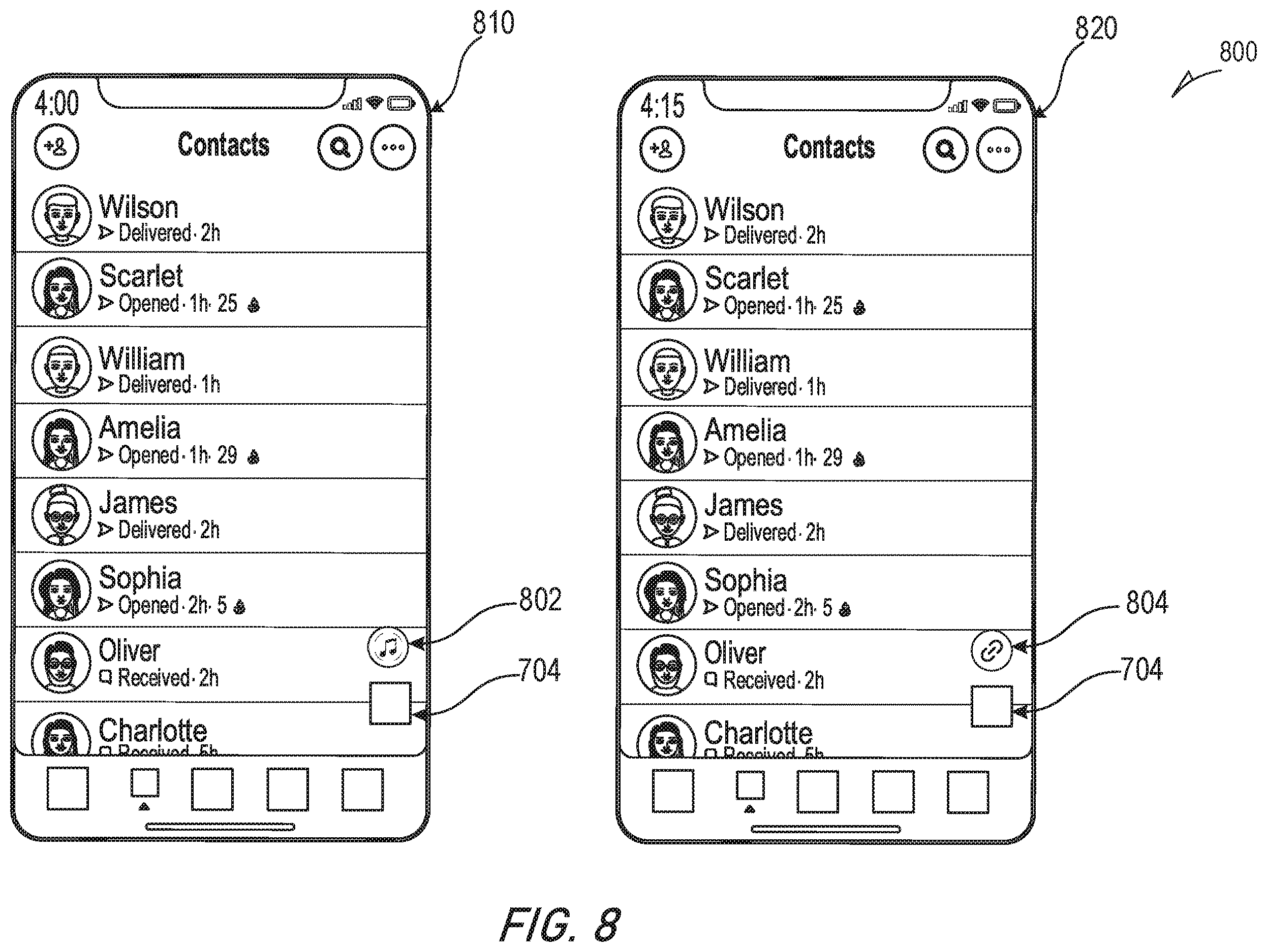 Patent US12613612 Figure 8 – Media content detection and management