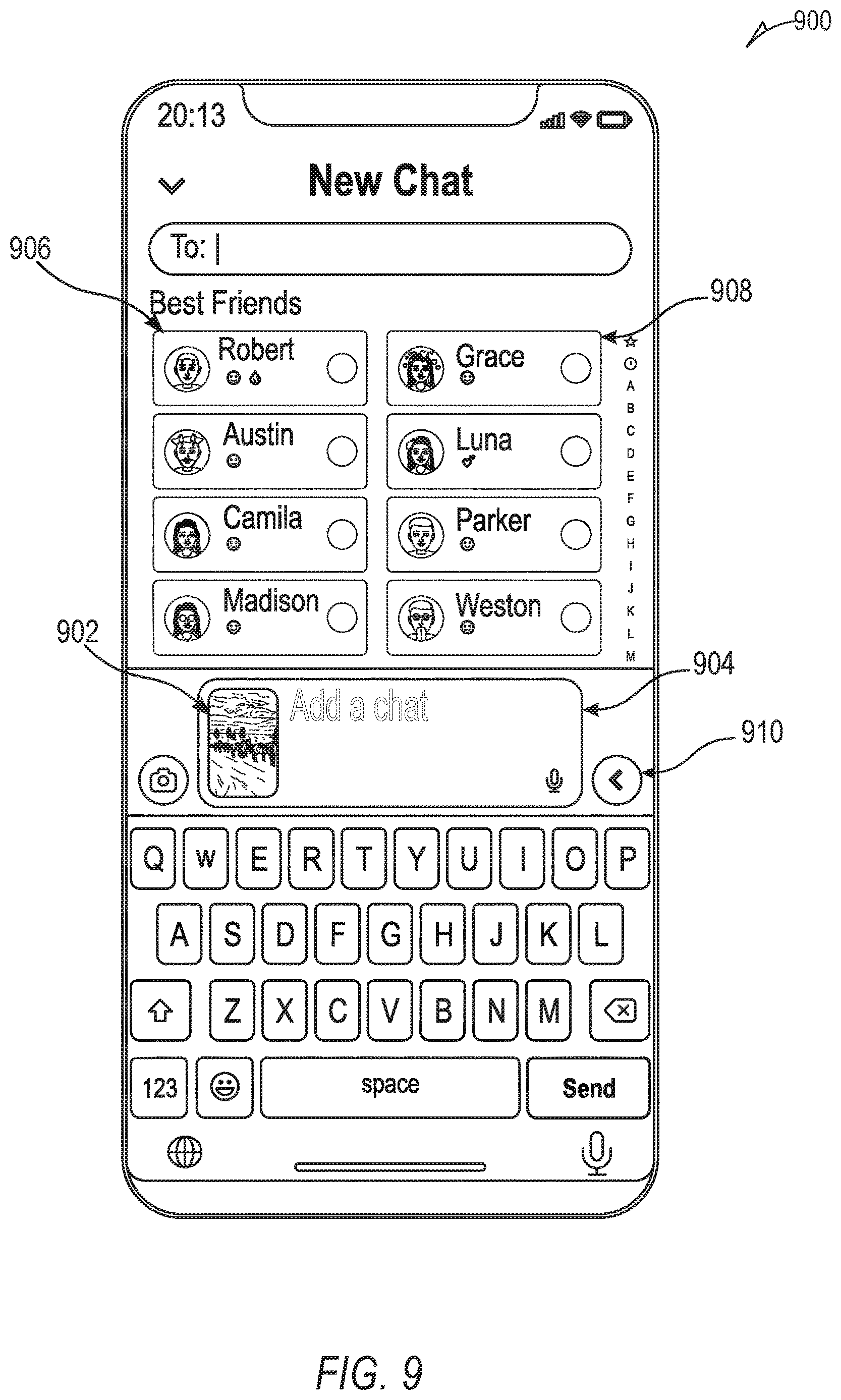 Patent US12613612 Figure 9 – Media content detection and management