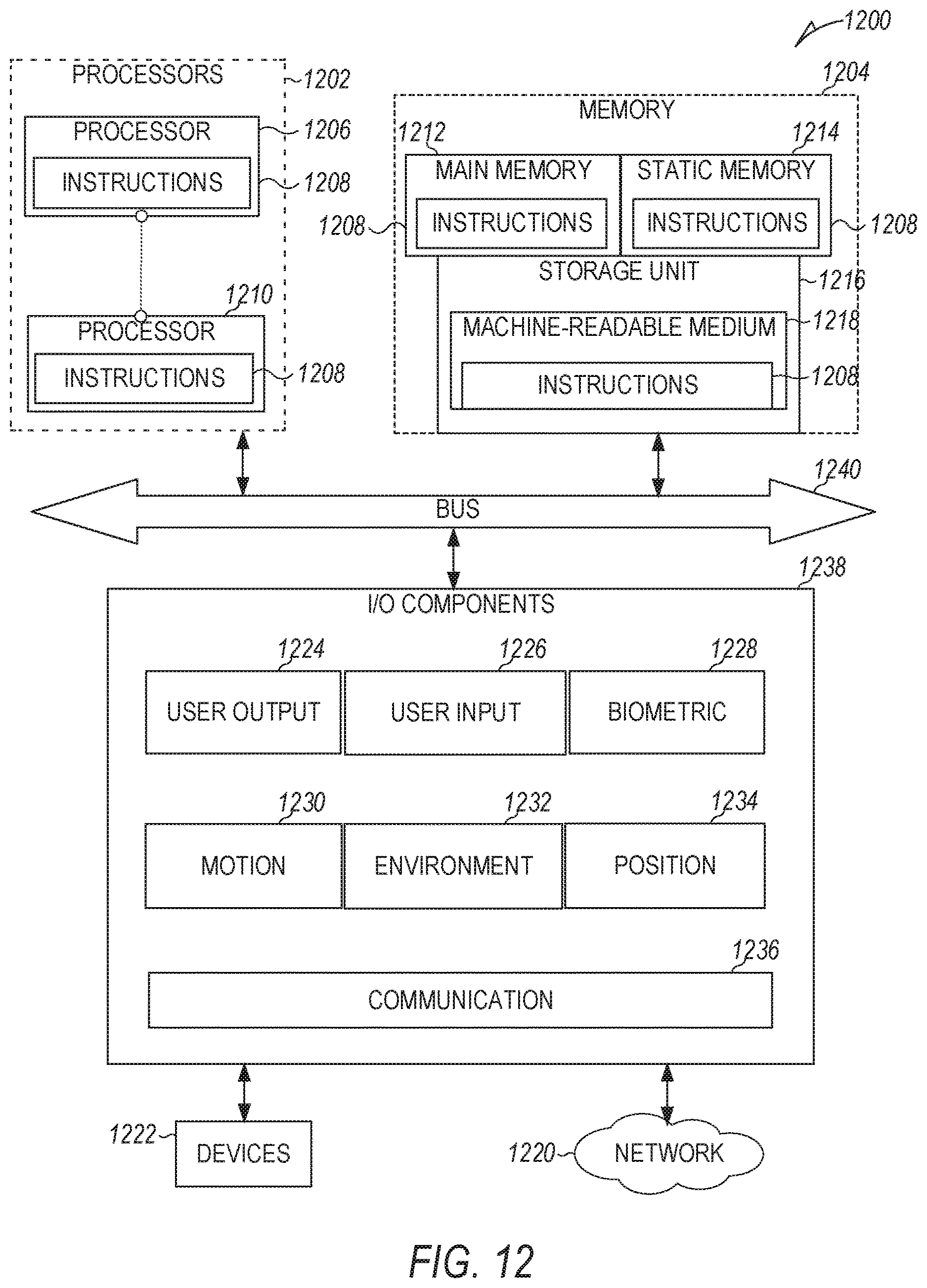 Patent US12613612 Figure 12 – Media content detection and management