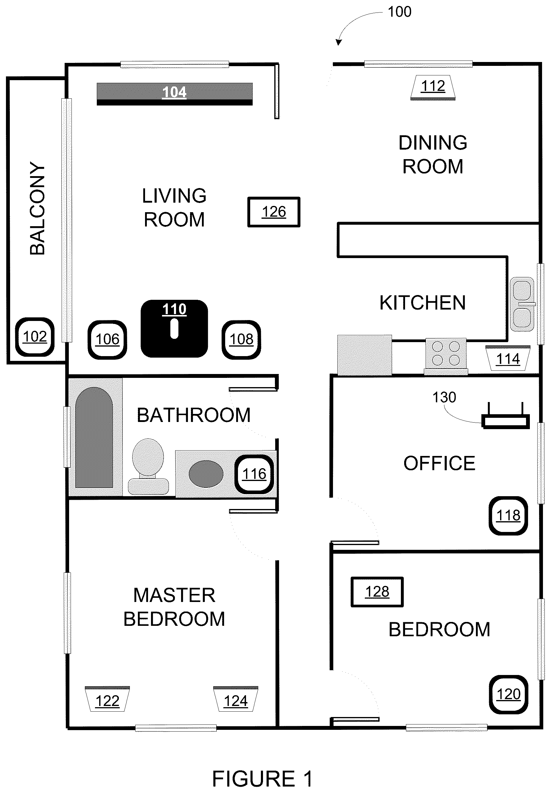 Patent US12613614 Figure 1 – Social playback queues