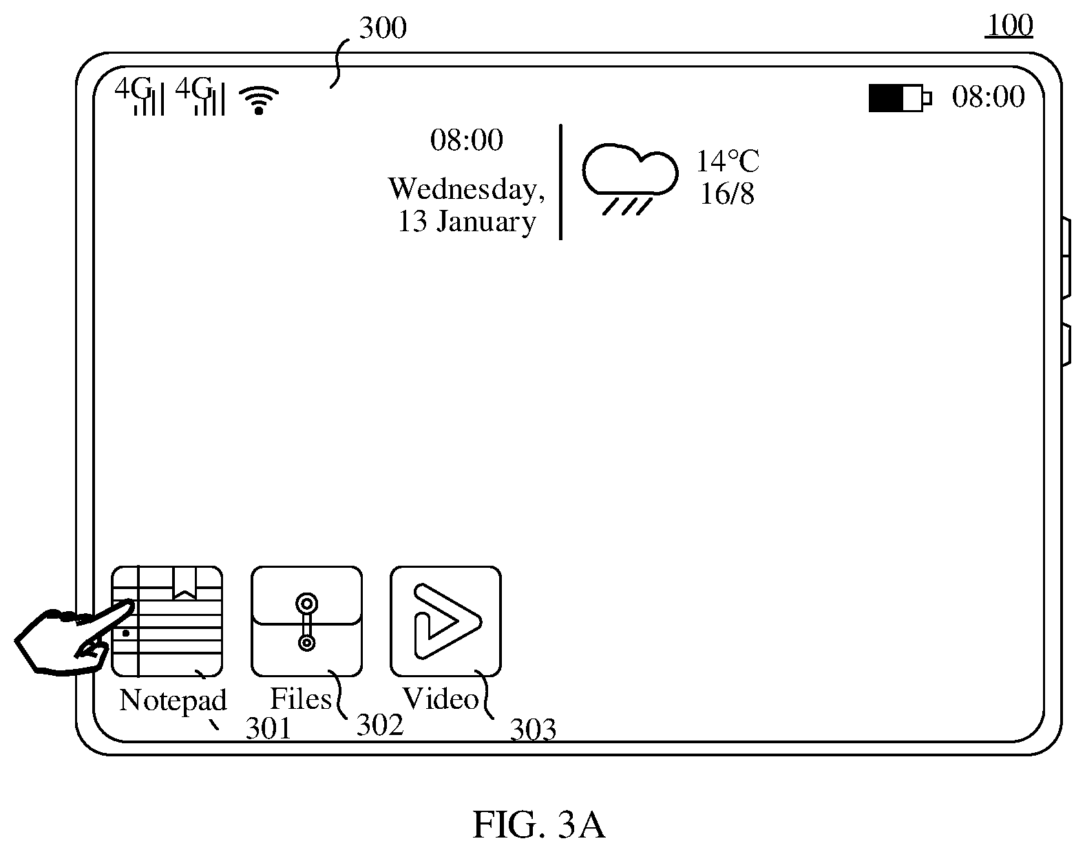 Patent US12613615 Figure 5 – Display method and related apparatus for locking a window