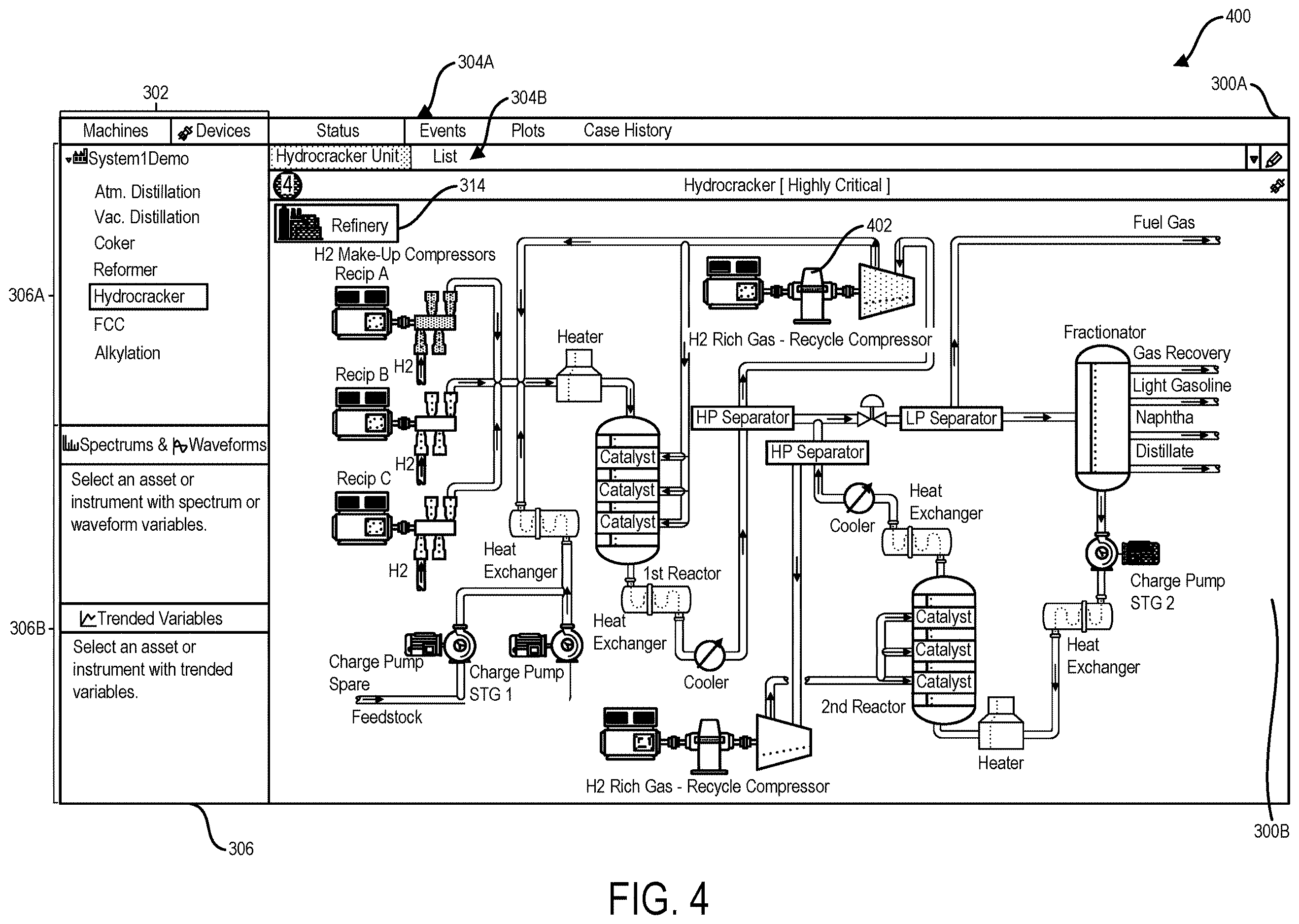 Patent US12613617 Figure 4 – Human machine interface generation for industrial monitoring