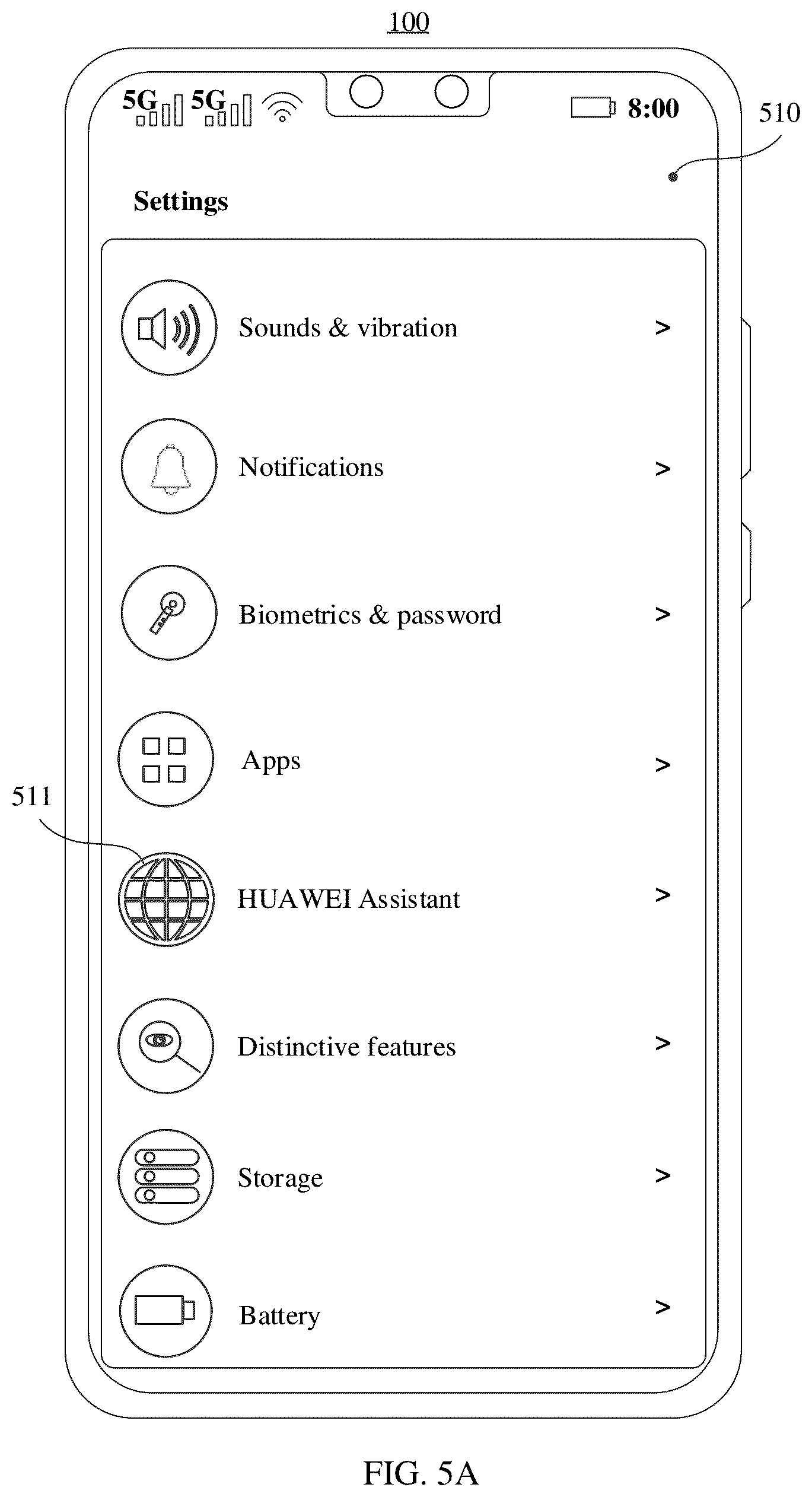 Patent US12613623 Figure 8 – Display method, electronic device, and storage medium