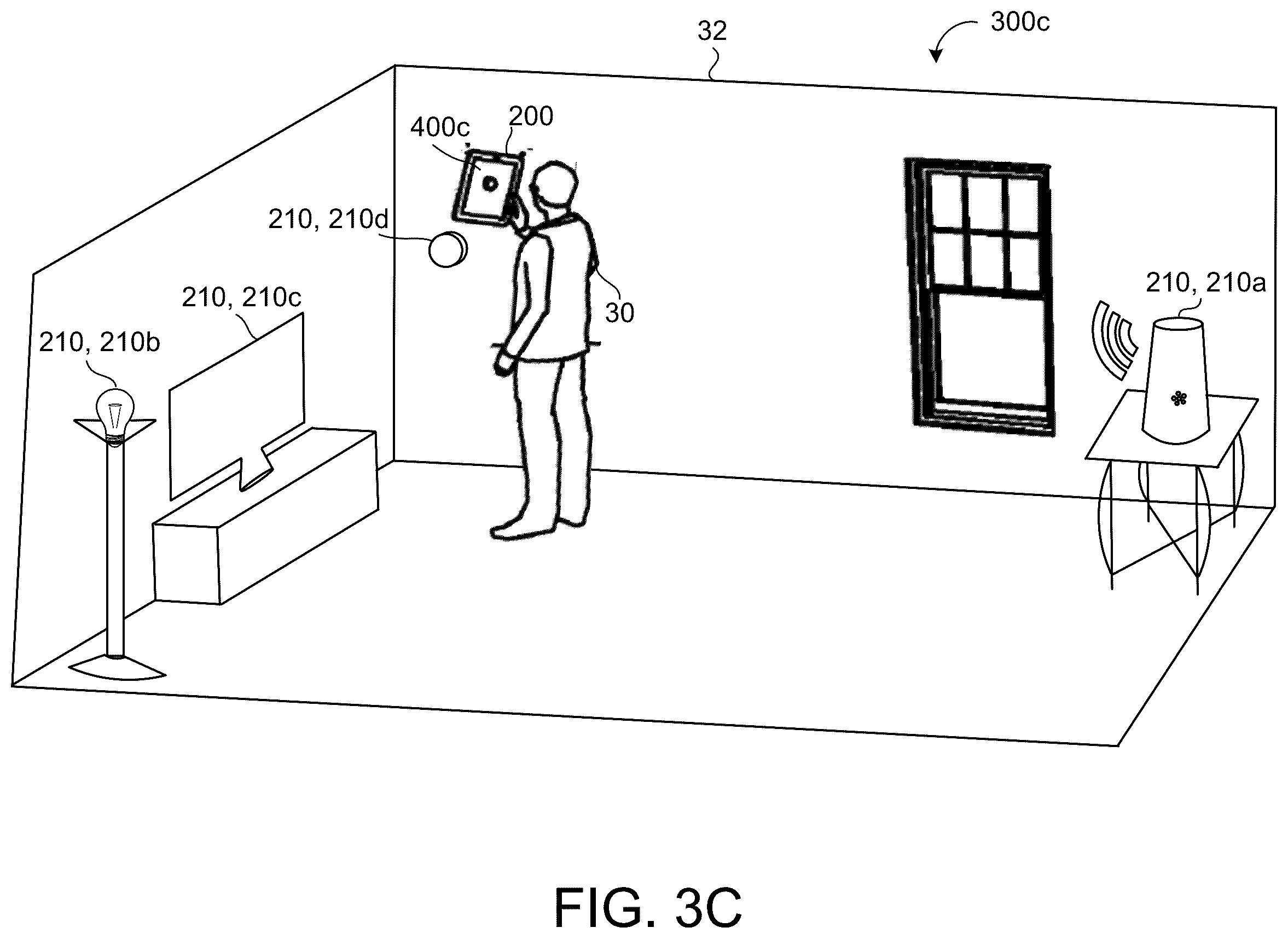 Patent US12613626 Figure 5 – Proximity-based controls on a second device