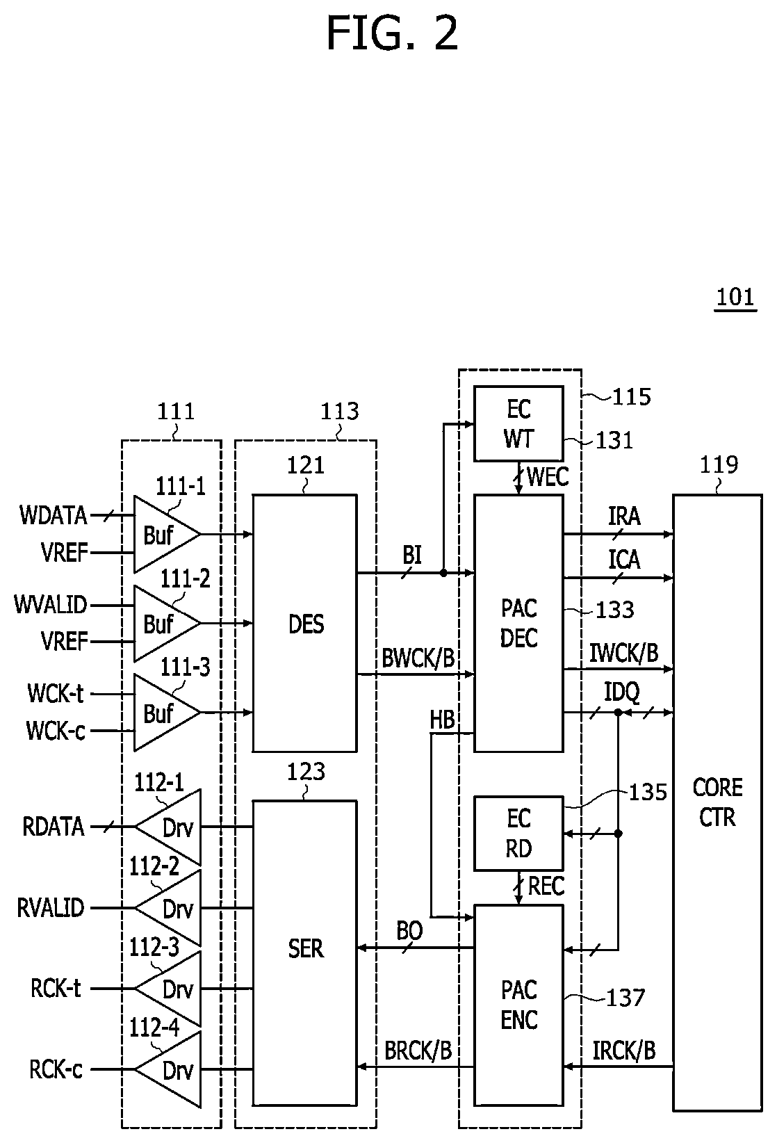 Patent US12613631 Figure 2 – Stack memory devices configured to communicate via packets
