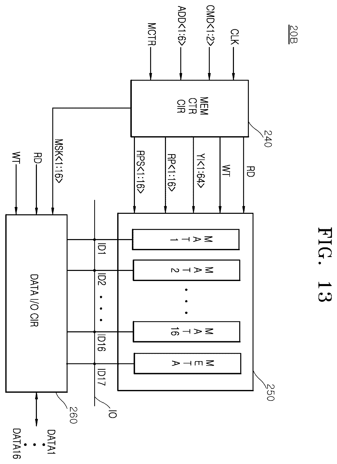 Patent US12613633 Figure 13 – Data input and output method and semiconductor device using the same