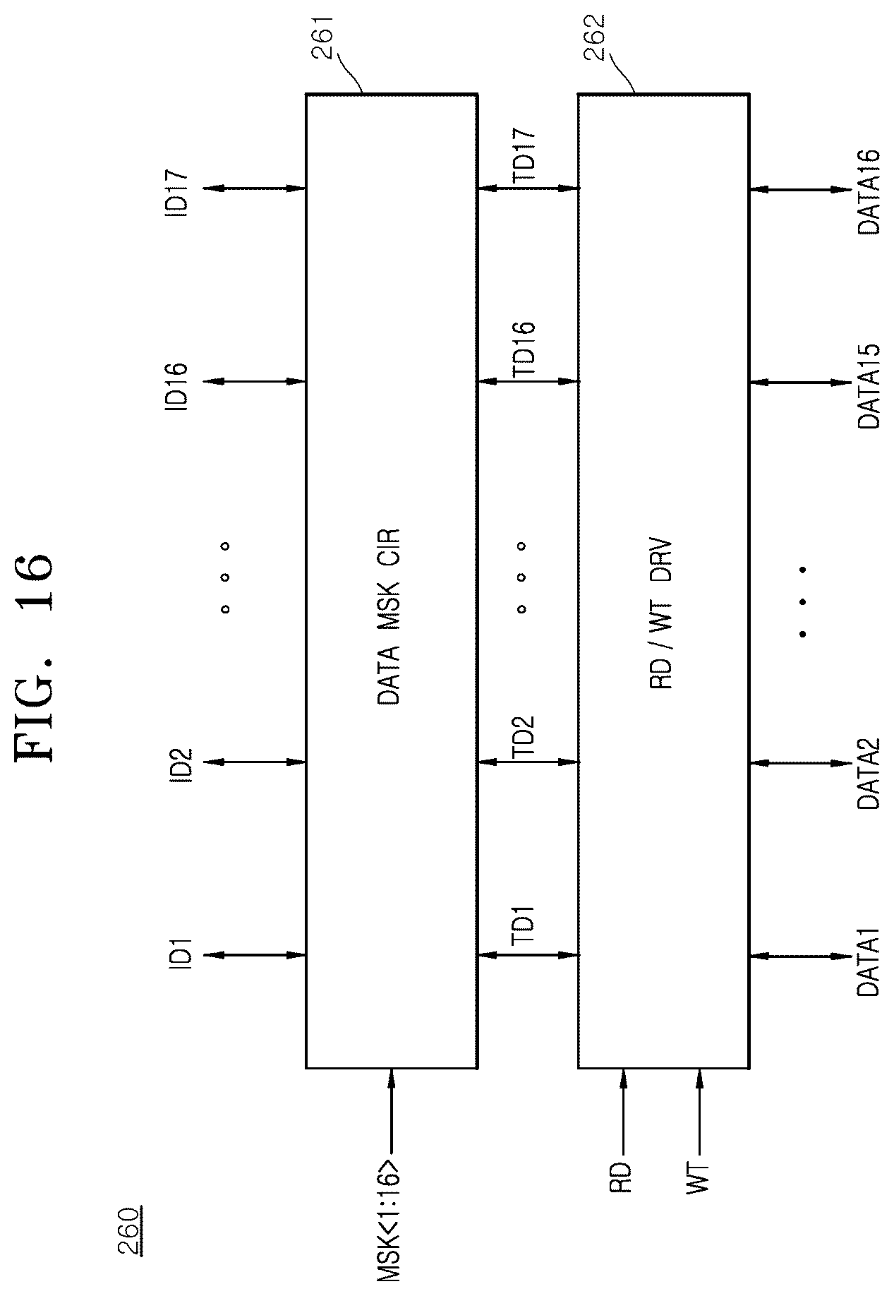 Patent US12613633 Figure 16 – Data input and output method and semiconductor device using the same