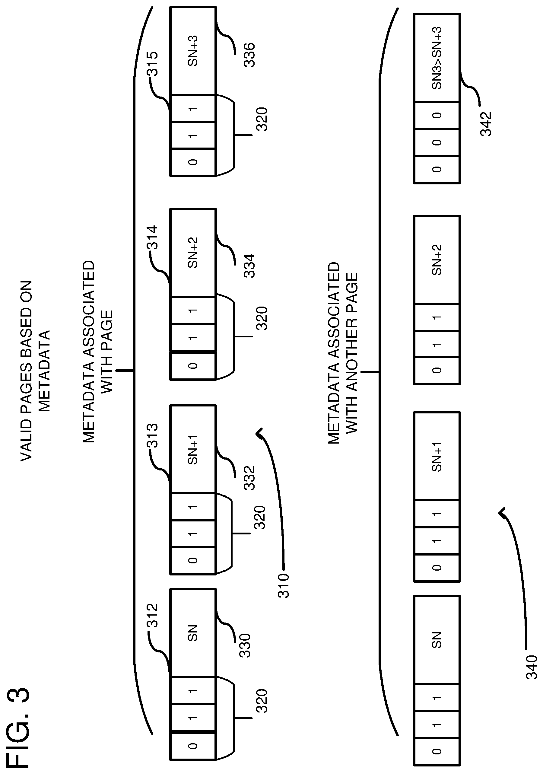 Patent US12613637 Figure 3 – Torn-write self-detection in a storage volume