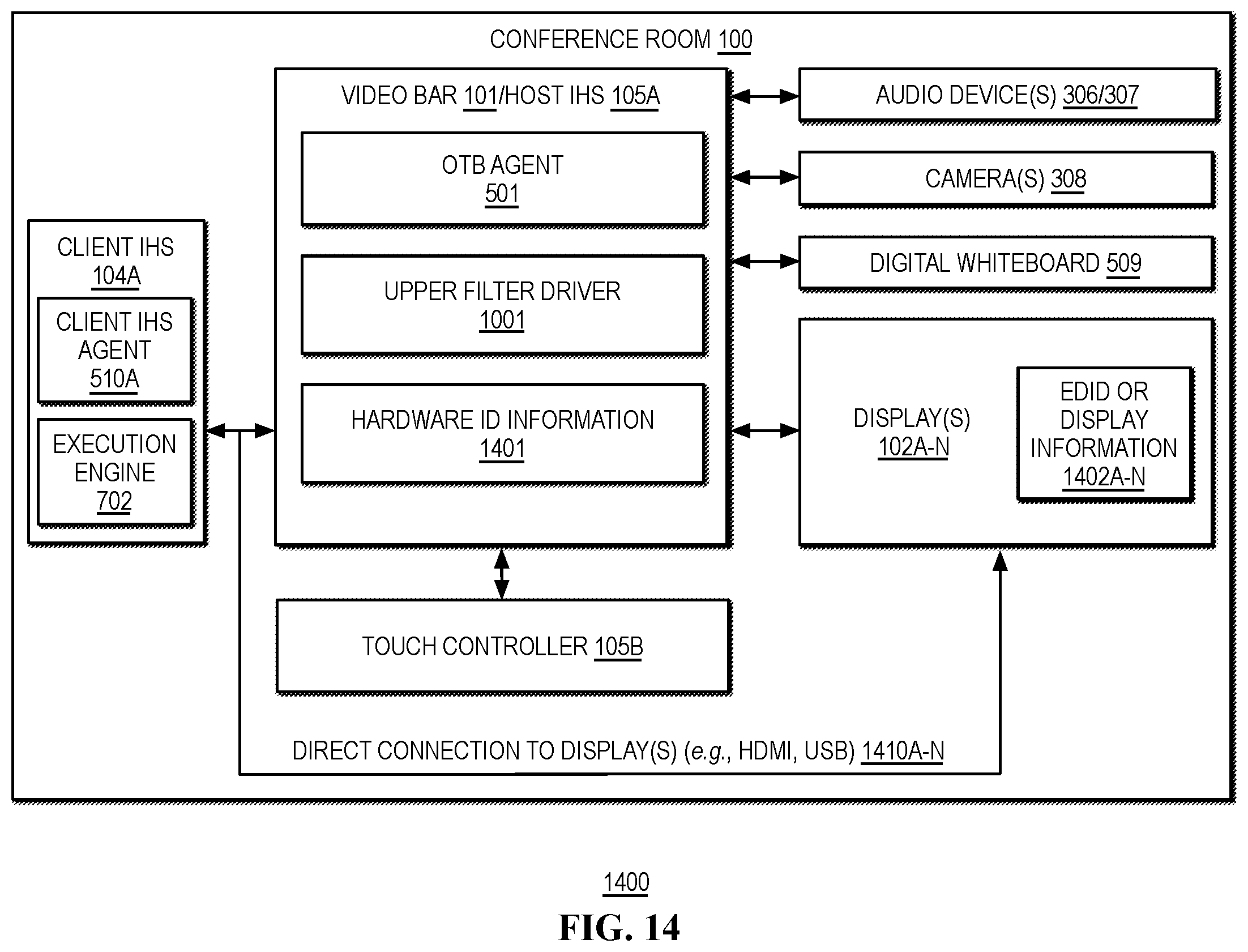 Patent US12613667 Figure 16 – Systems and methods for automation of projection mode based on display detection