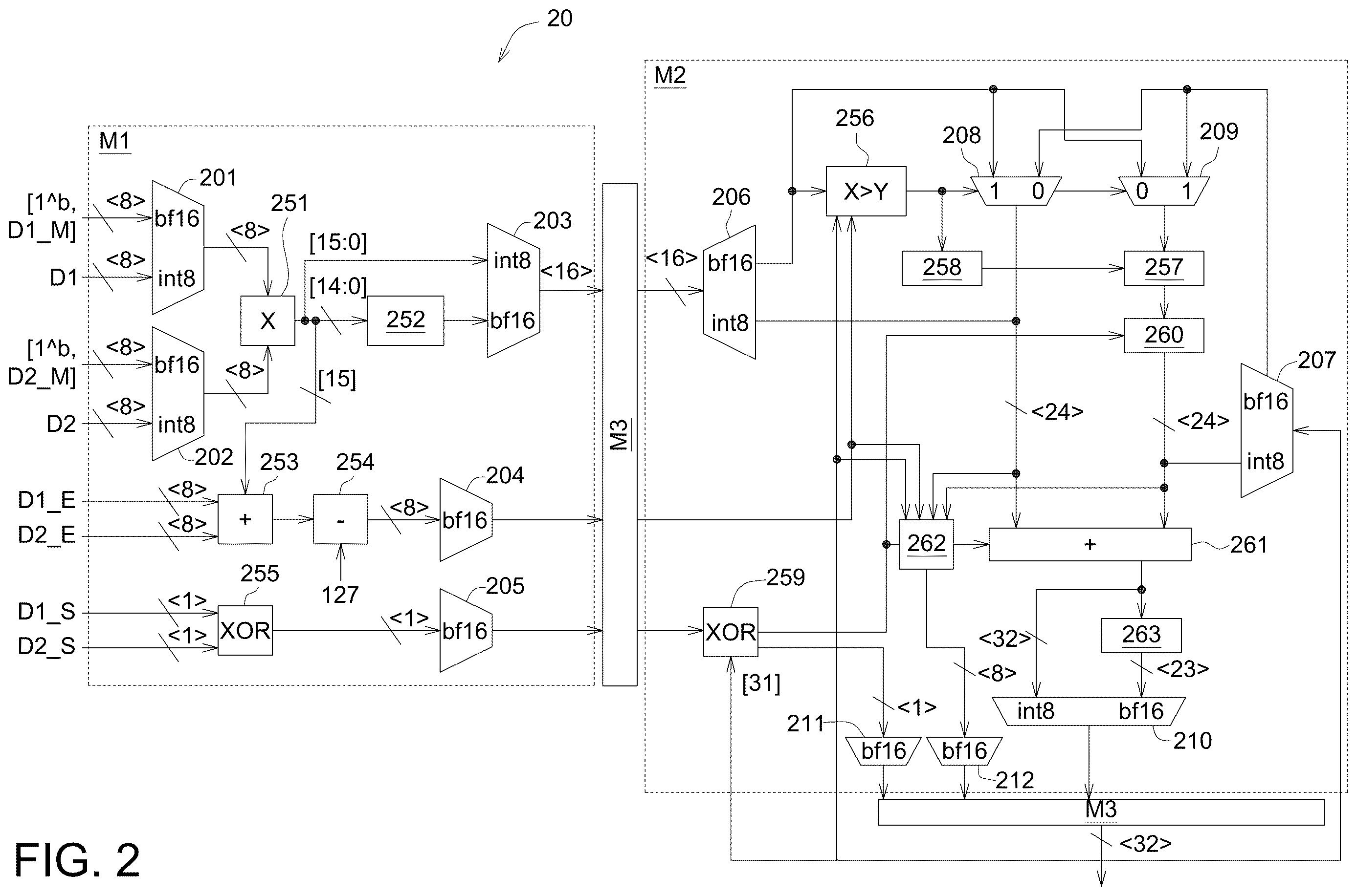 Patent US12613675 Figure 2 – AI calculation circuit