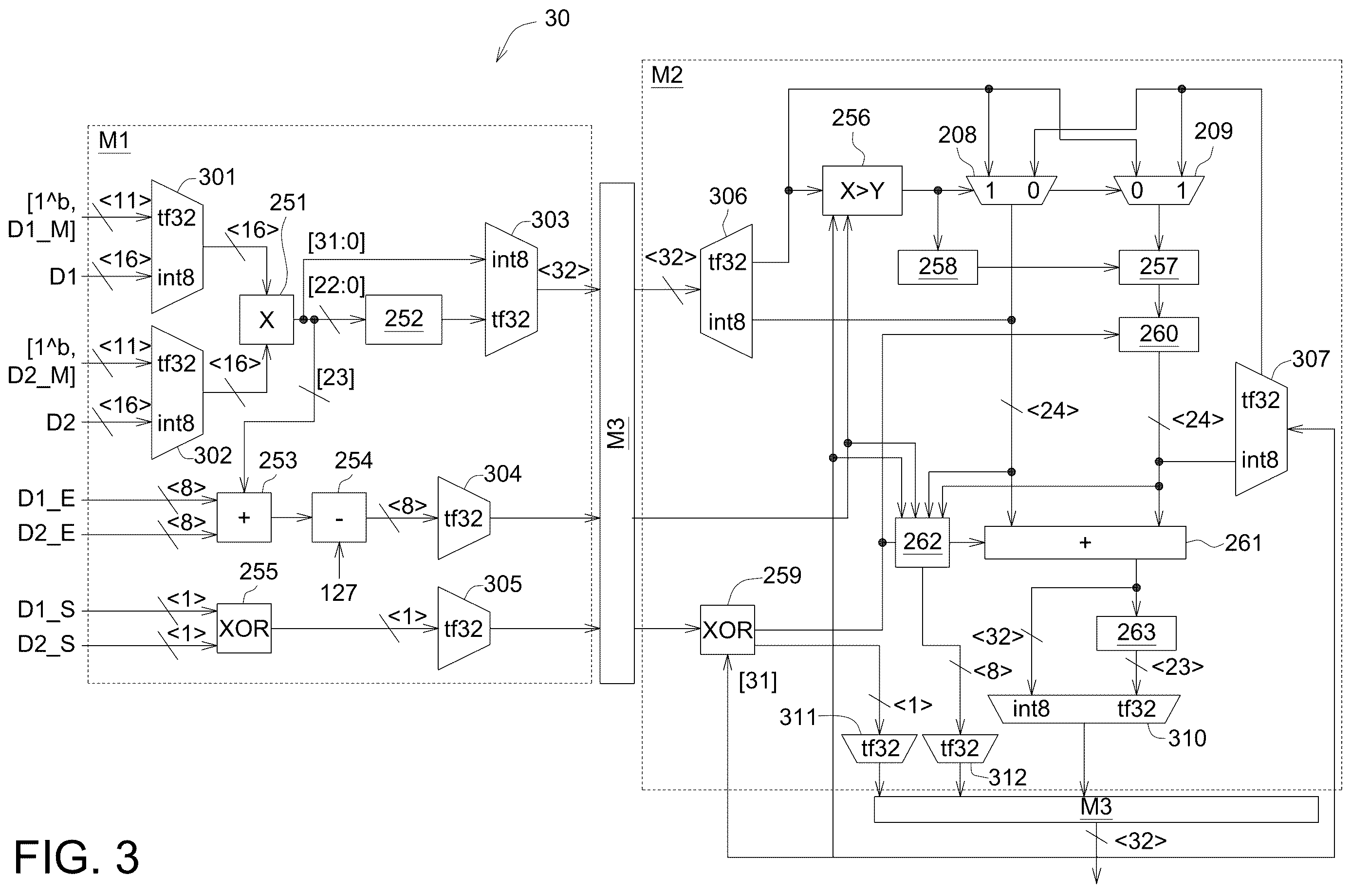 Patent US12613675 Figure 3 – AI calculation circuit