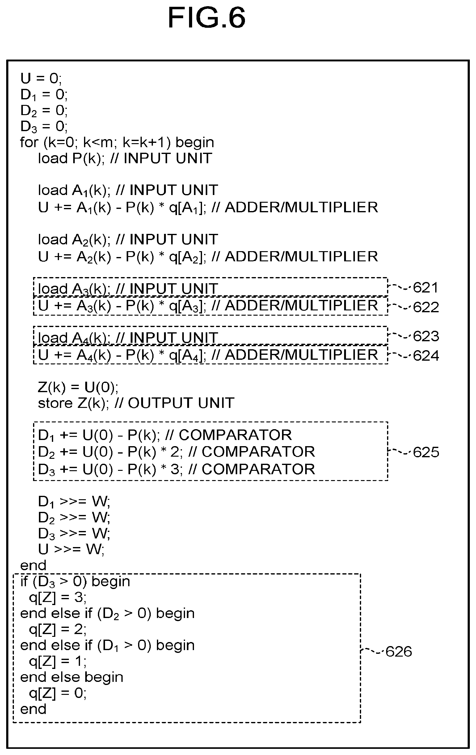 Patent US12613677 Figure 6 – Arithmetic device and method