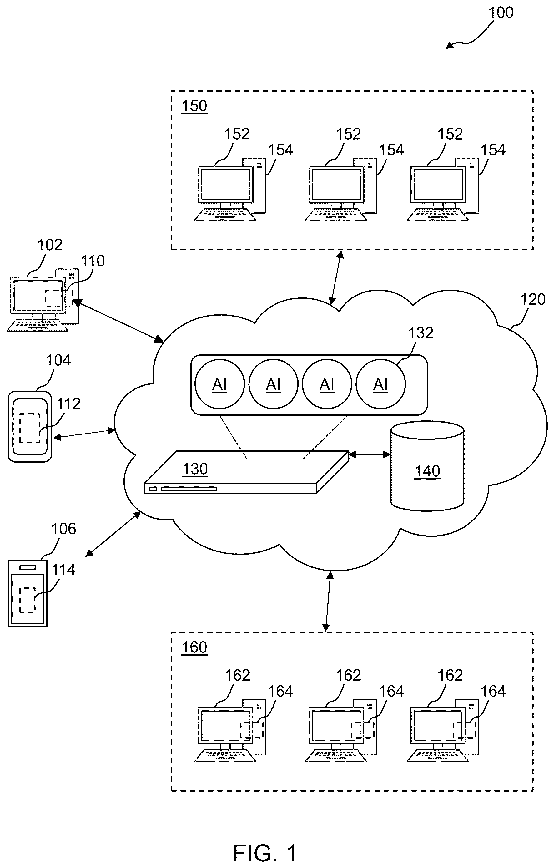 Patent US12613678 Figure 1 – Hypertext transfer protocol recorder of a robotic process automation workflow designer application