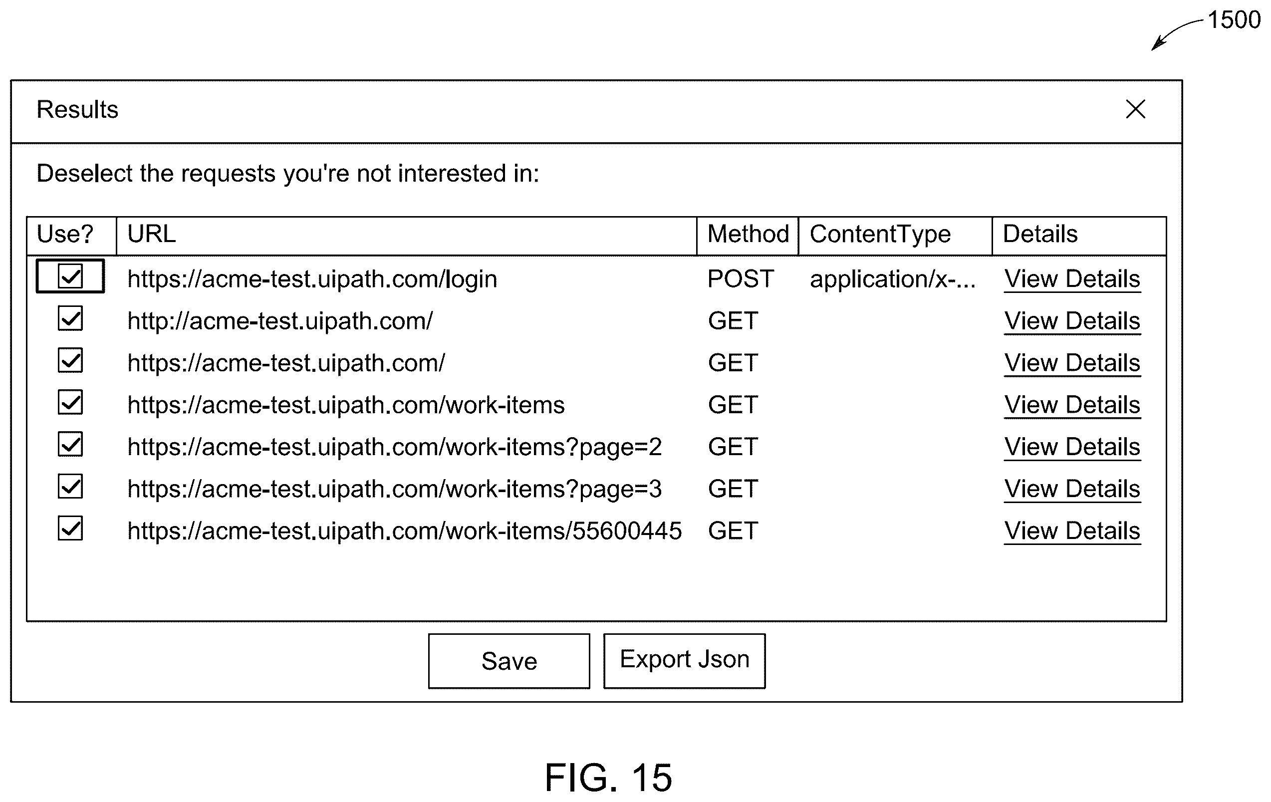 Patent US12613678 Figure 12 – Hypertext transfer protocol recorder of a robotic process automation workflow designer application