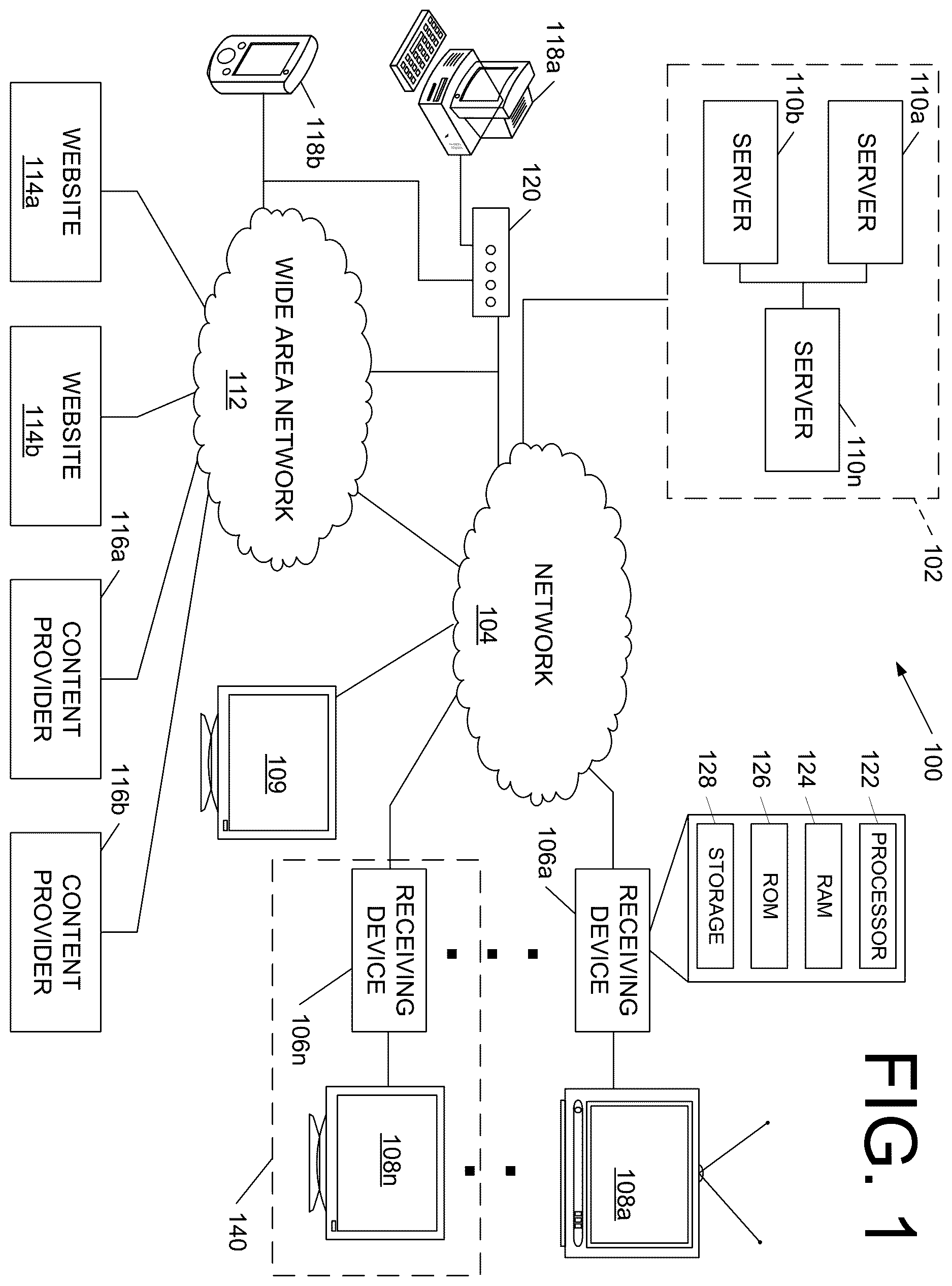 Patent US12613681 — Application support for network devices — Figure 1