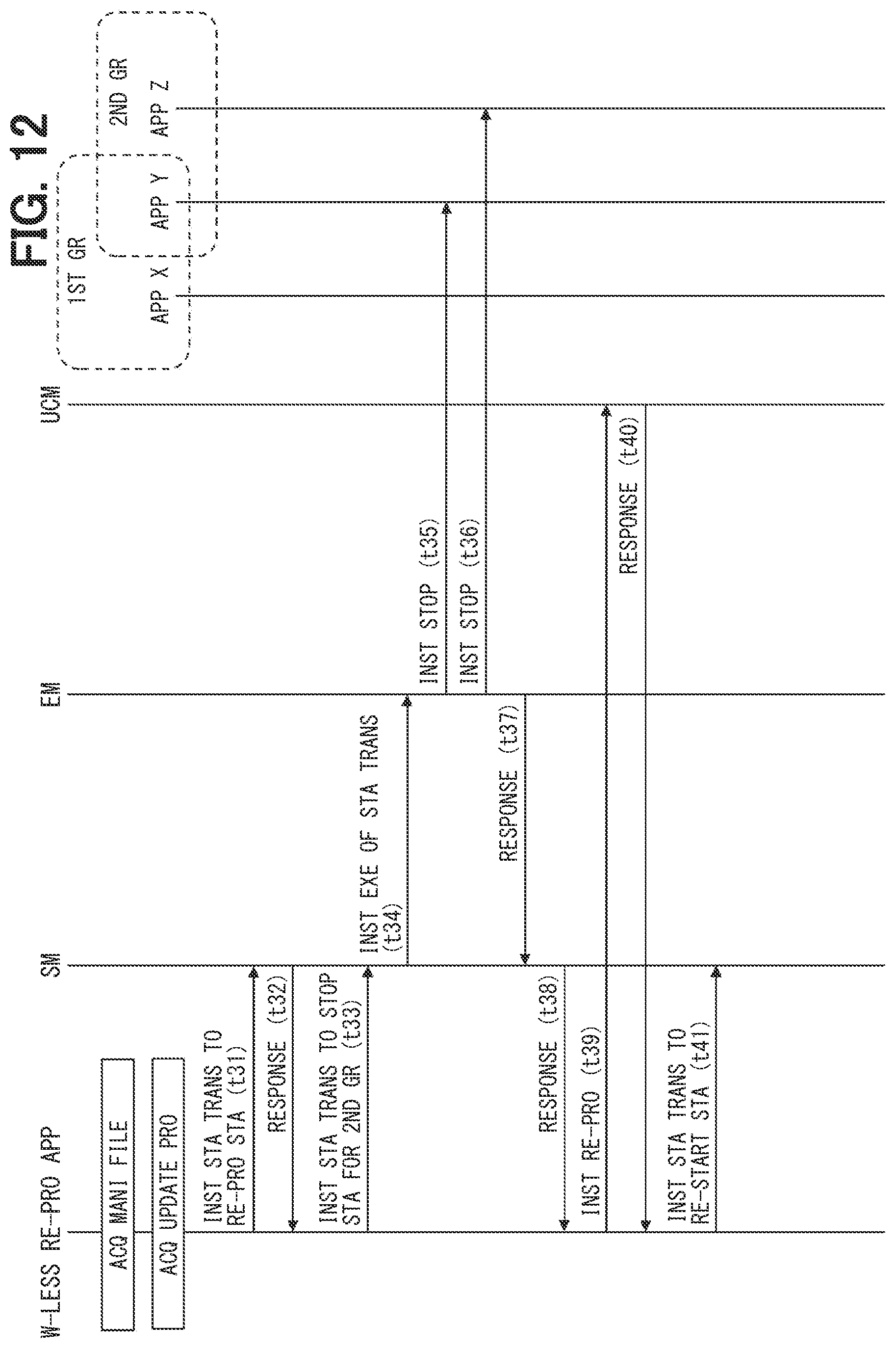 Patent US12613689 Figure 12 – Electronic control device, reprogram execution method, and non-transitory computer readable storage medium
