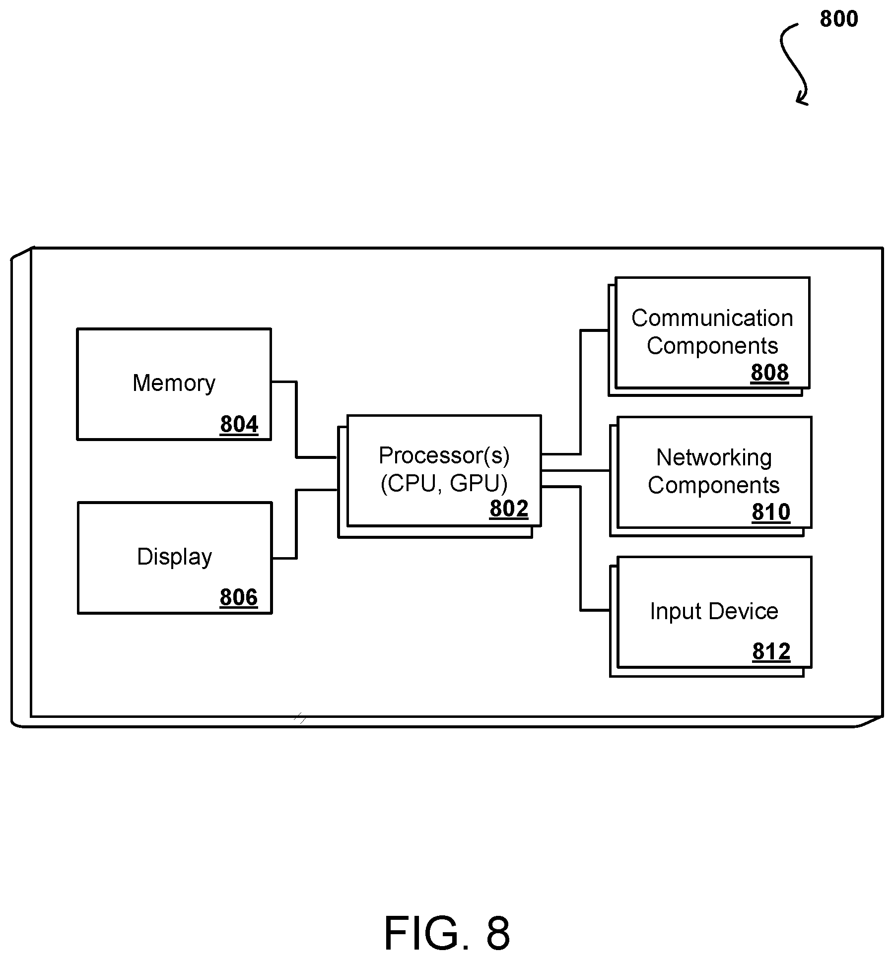 Patent US12613697 Figure 8 – Tiled compressed sparse matrix format