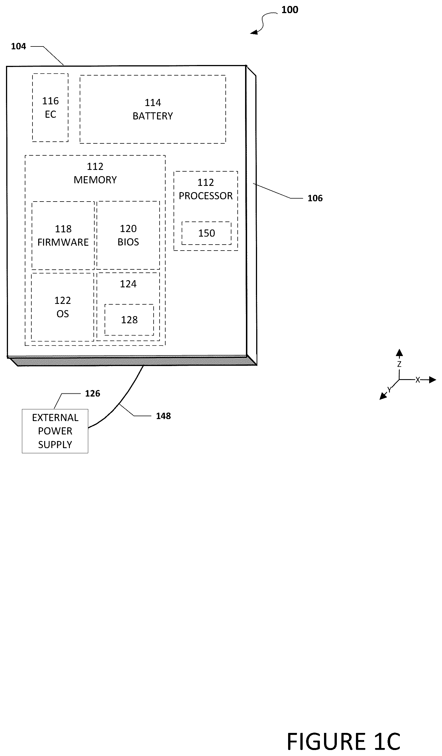 Patent US12613708 Figure 2 – Pre-operating system display brightness management based on battery condition