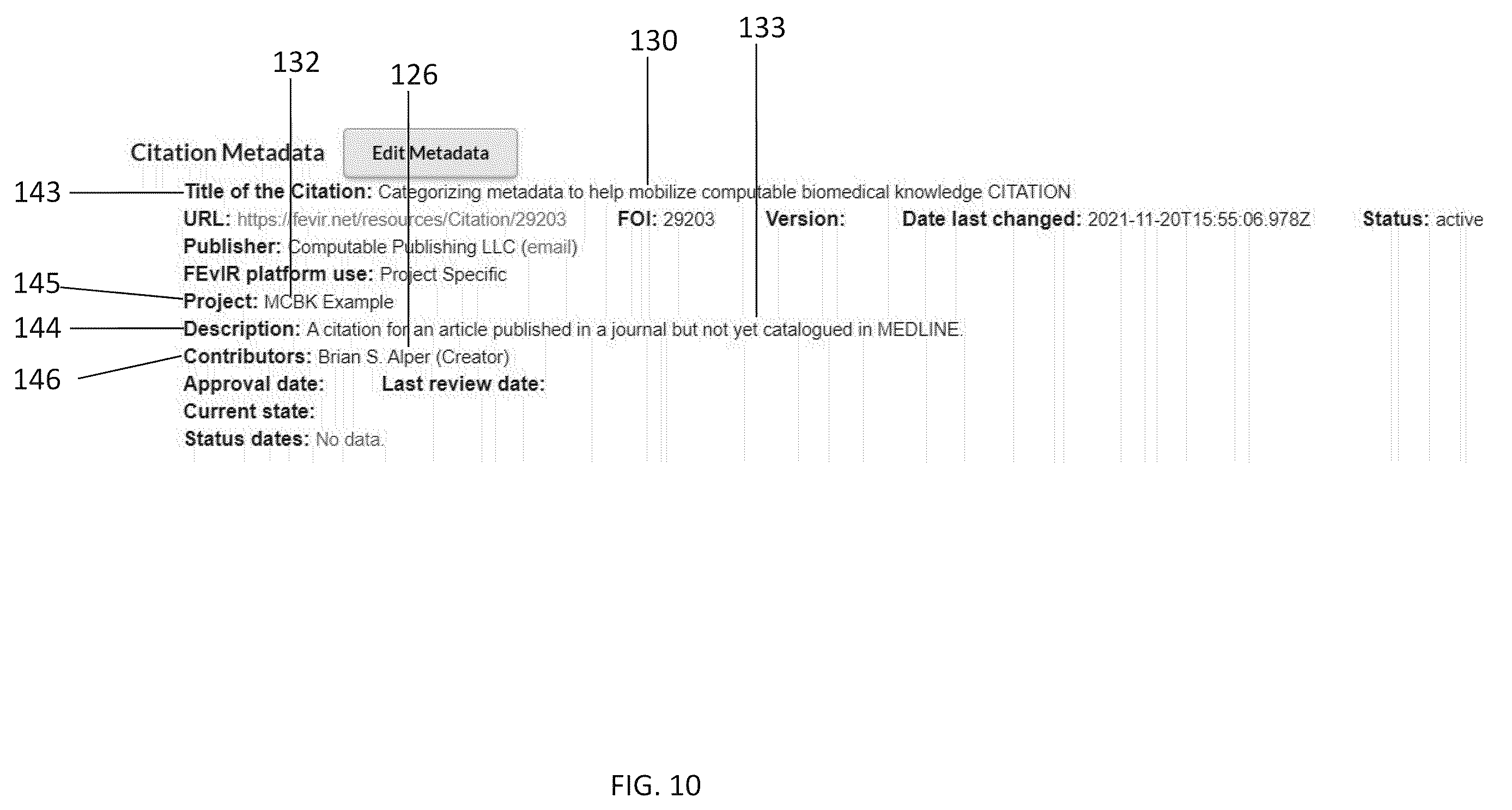 Patent US12613712 Figure 10 – System and method to support human data entry and conversion to expression in intermediate form for research knowledge