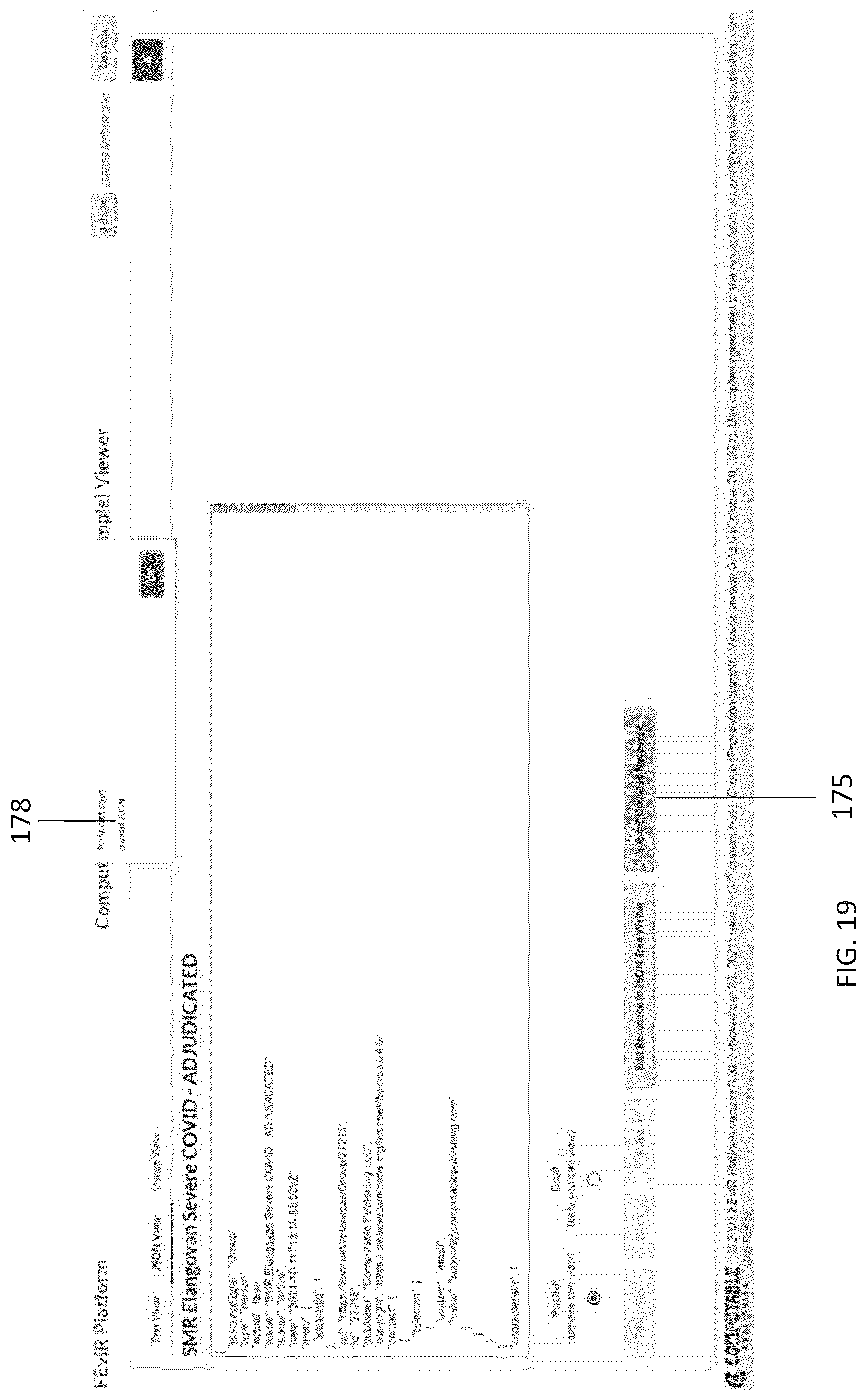 Patent US12613712 Figure 19 – System and method to support human data entry and conversion to expression in intermediate form for research knowledge