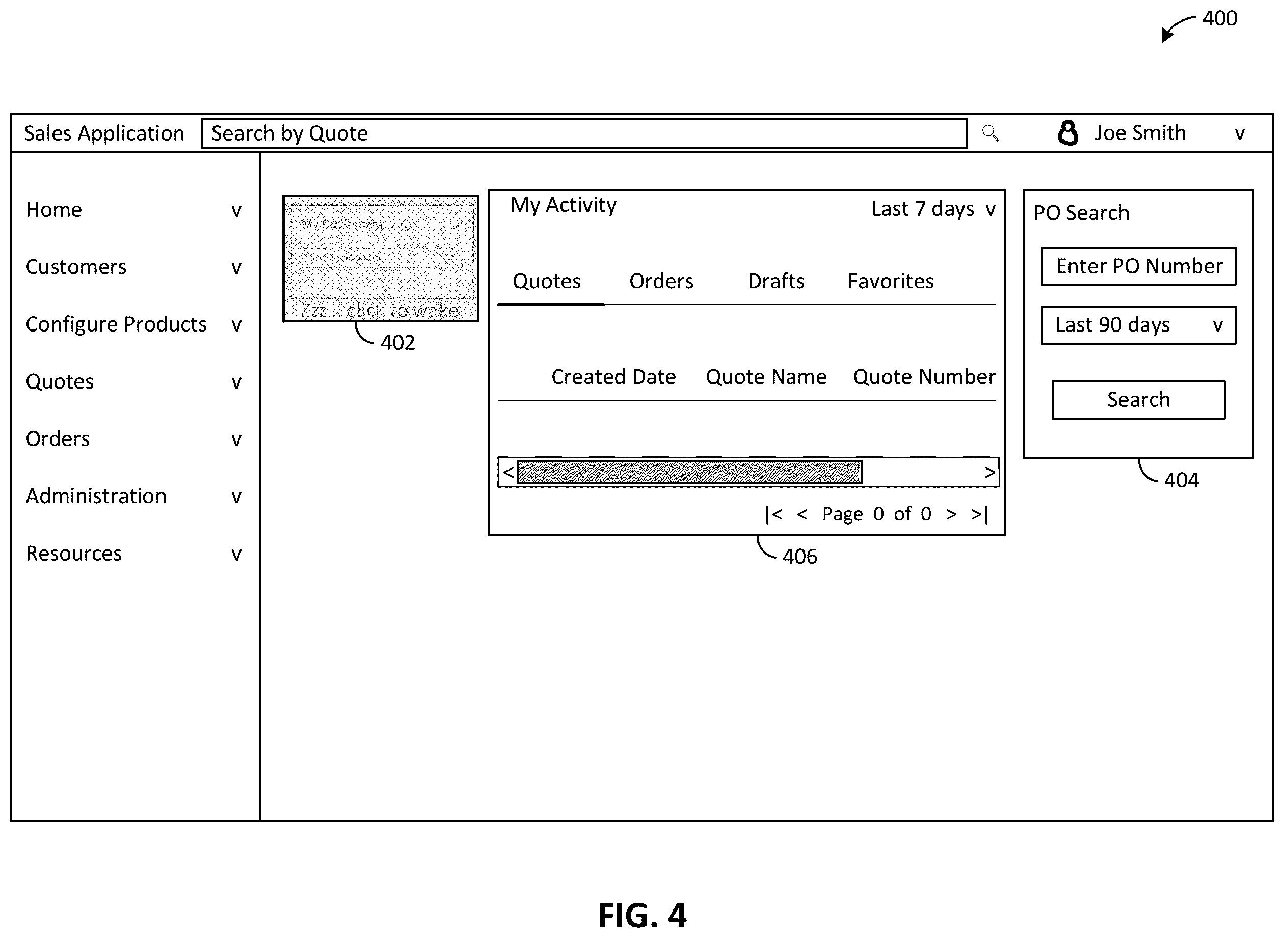 Patent US12613714 Figure 4 – Intelligent hibernation of micro frontends