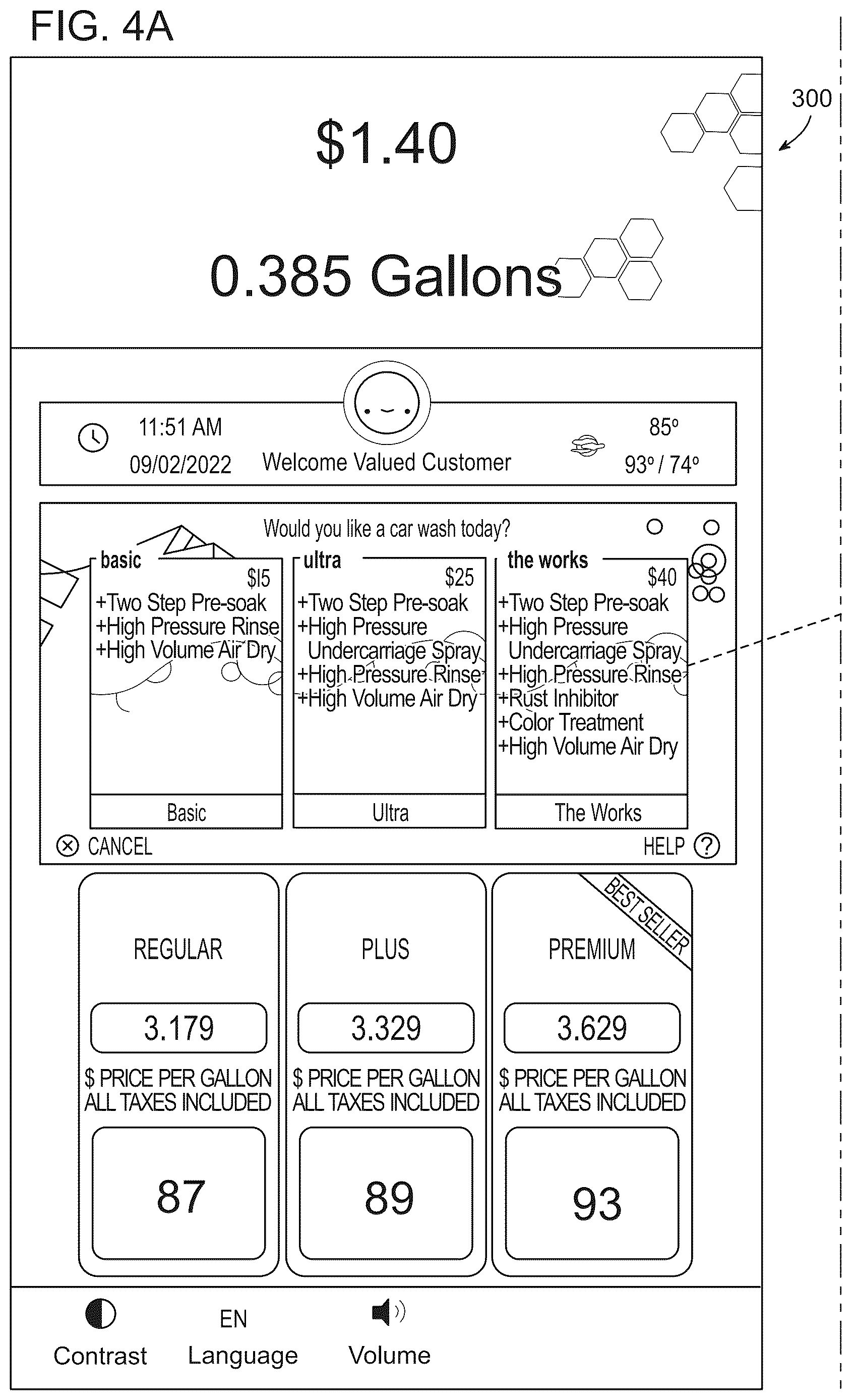 Patent US12613715 Figure 3 – Dynamic management of display content