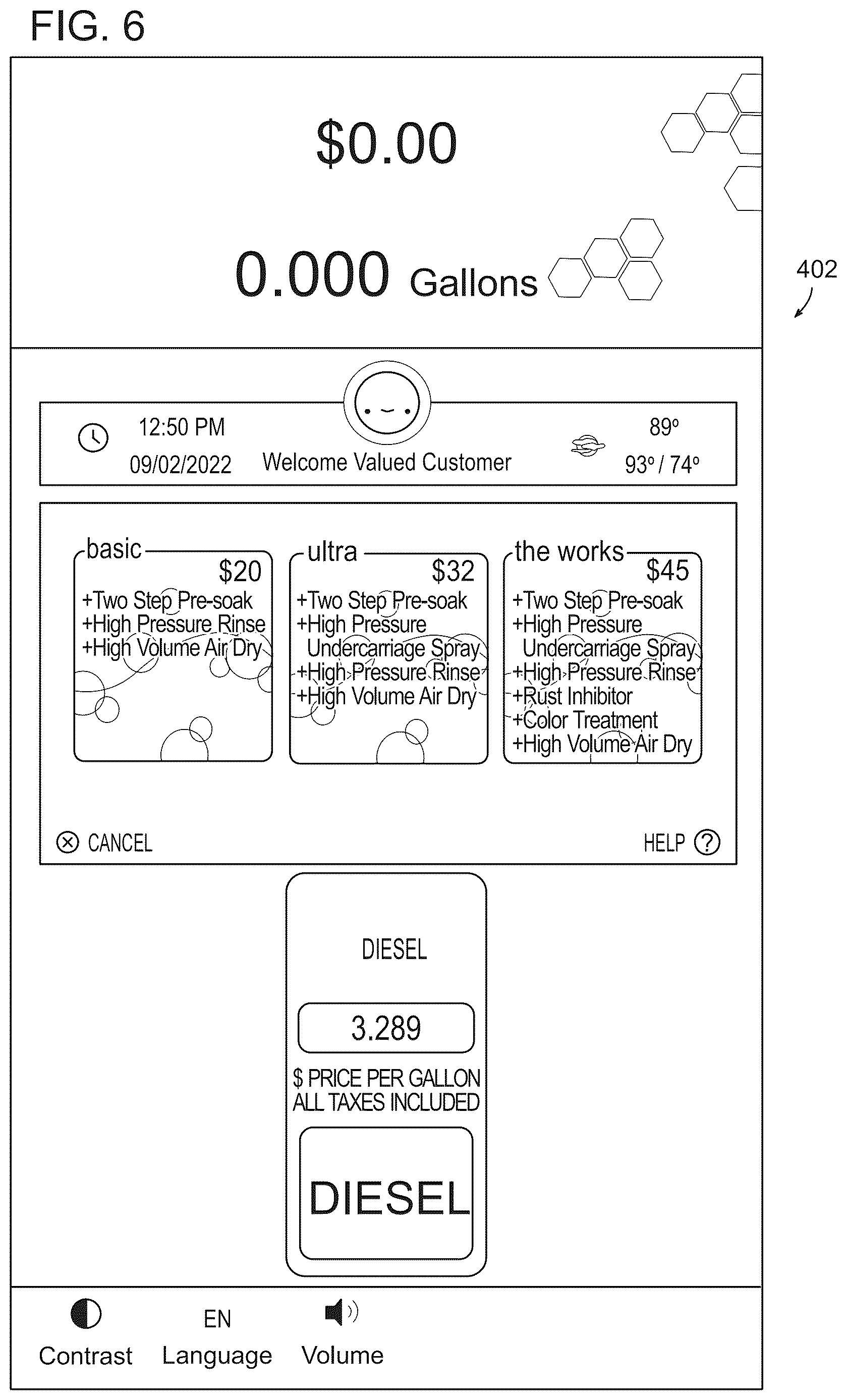 Patent US12613715 Figure 6 – Dynamic management of display content