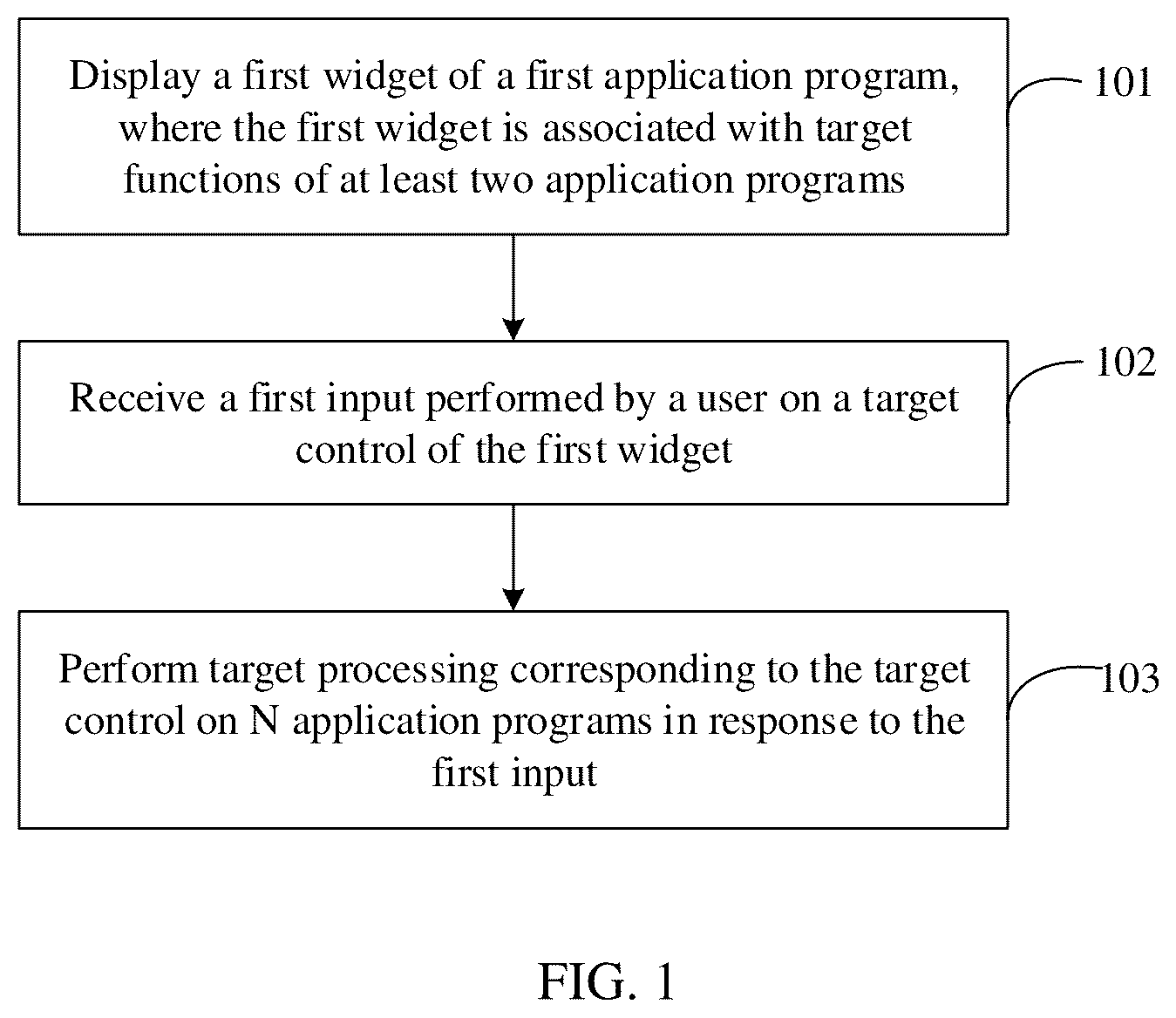 Patent US12613716 — Control method, electronic device, and non-transitory readable storage medium — Figure 1