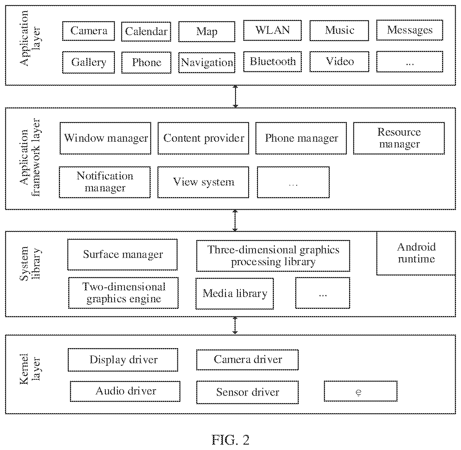 Patent US12613717 Figure 2 – Display method for card component, graphical user interface, and related apparatus